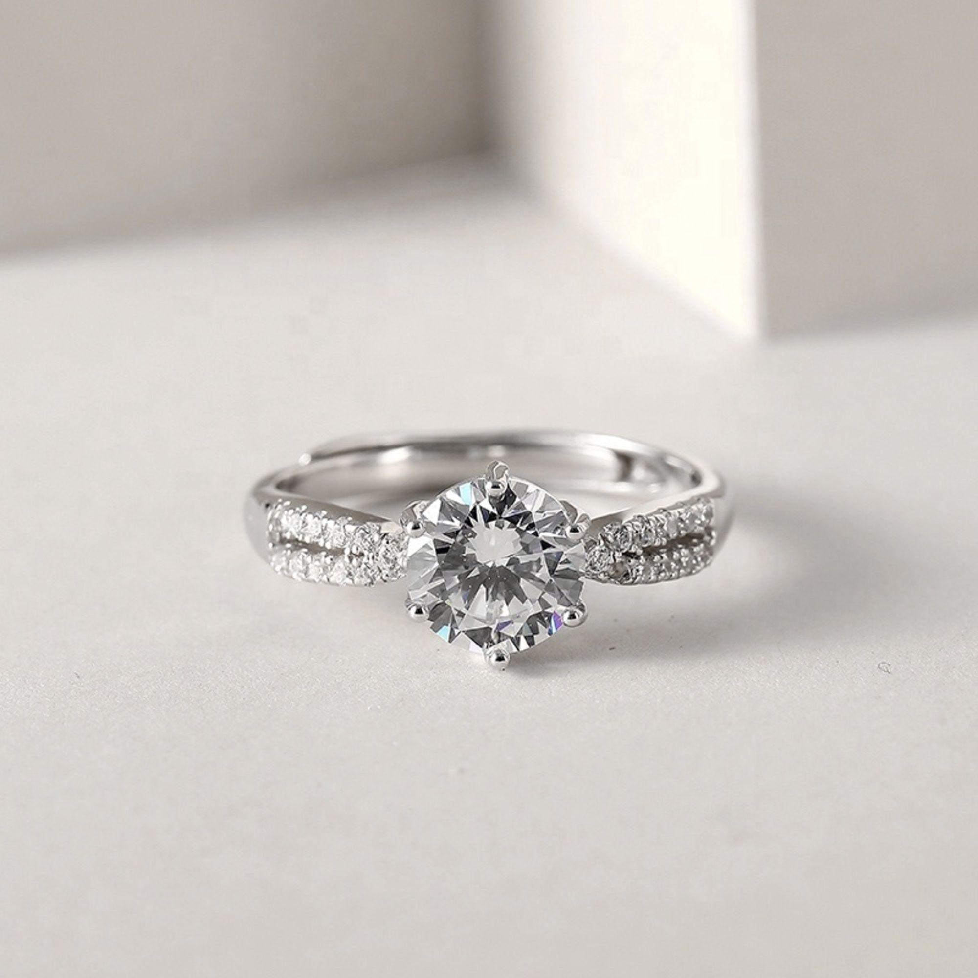 Anillo Ilusion Ajustable Plata 925-2