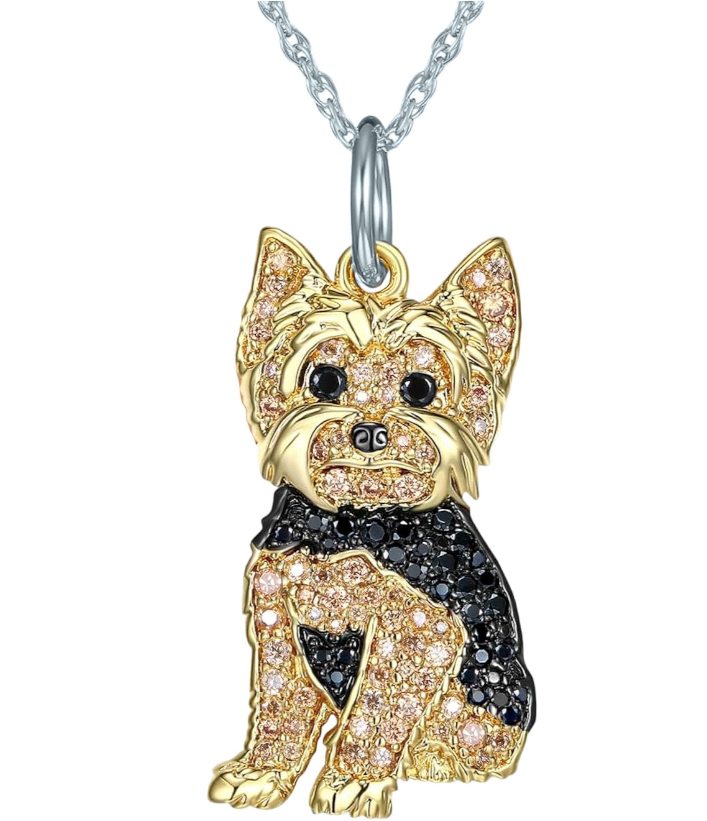 Collar Mascota Yorkshire Plata 925-0