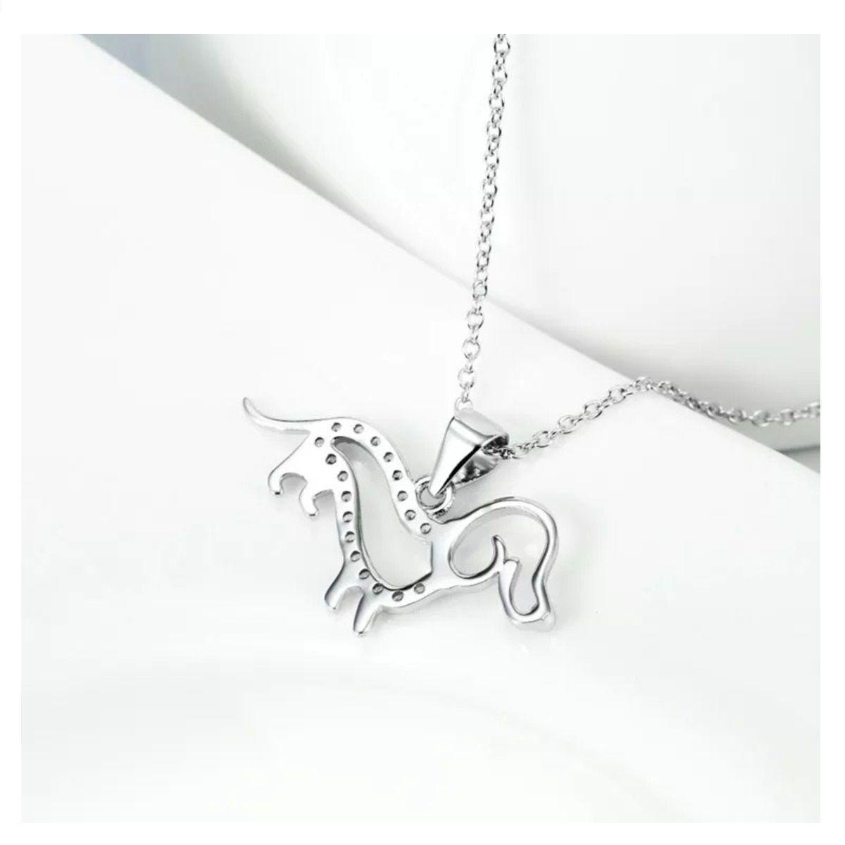 Collar Perro Salchicha Dachsund Plata 925-3