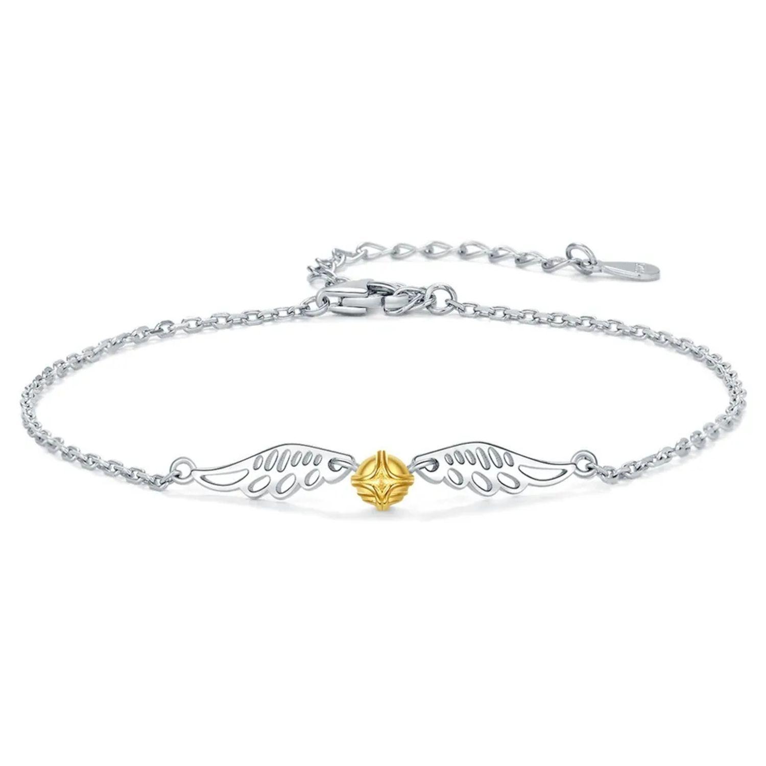 Pulsera Snitch Dorada Plata 925-0