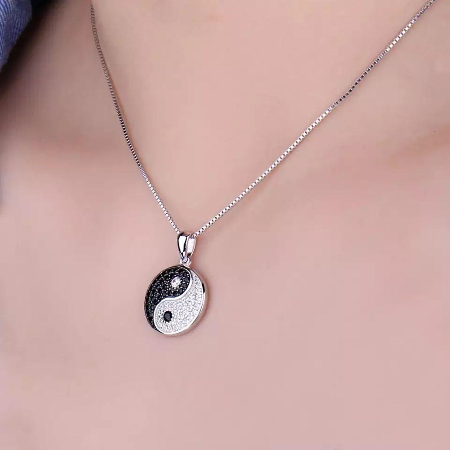 Collar Yin Yang Plata 925-2