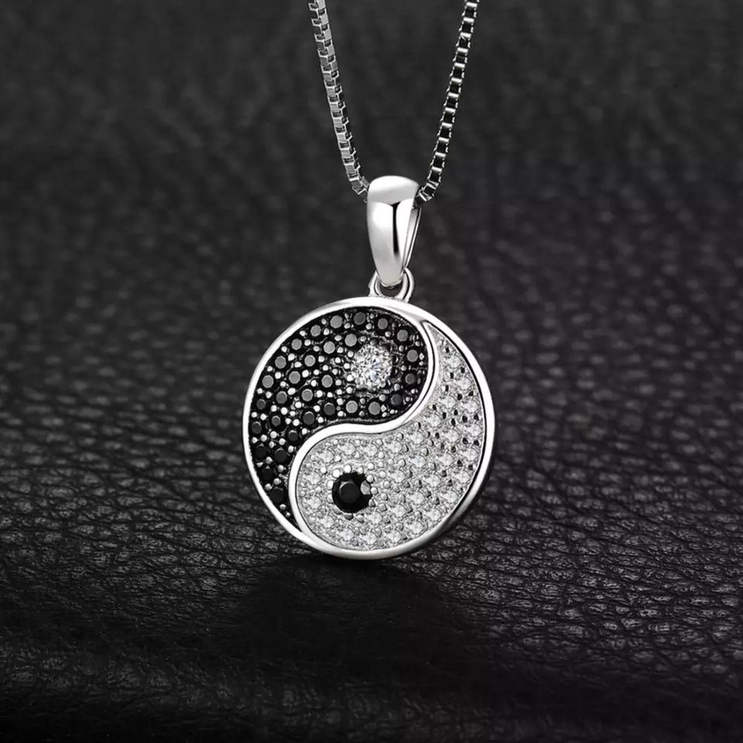 Collar Yin Yang Plata 925-3