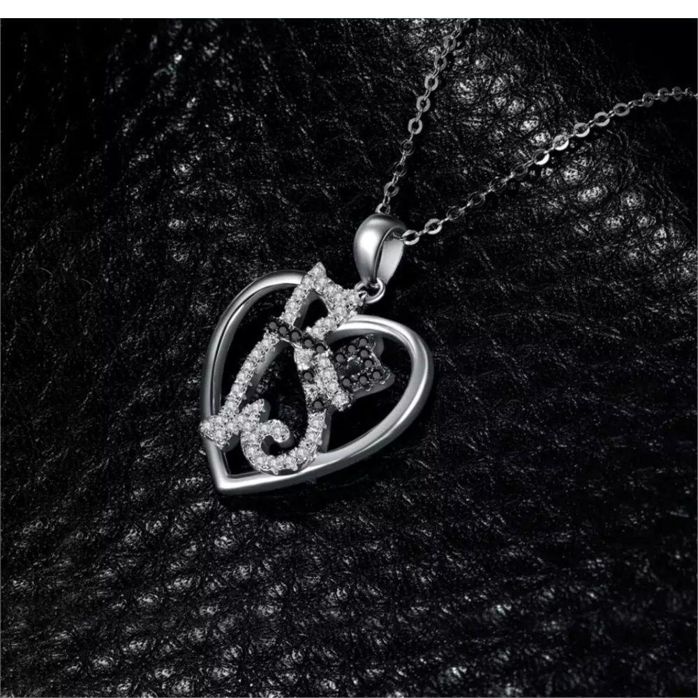 Collar Gatos Plata 925-2