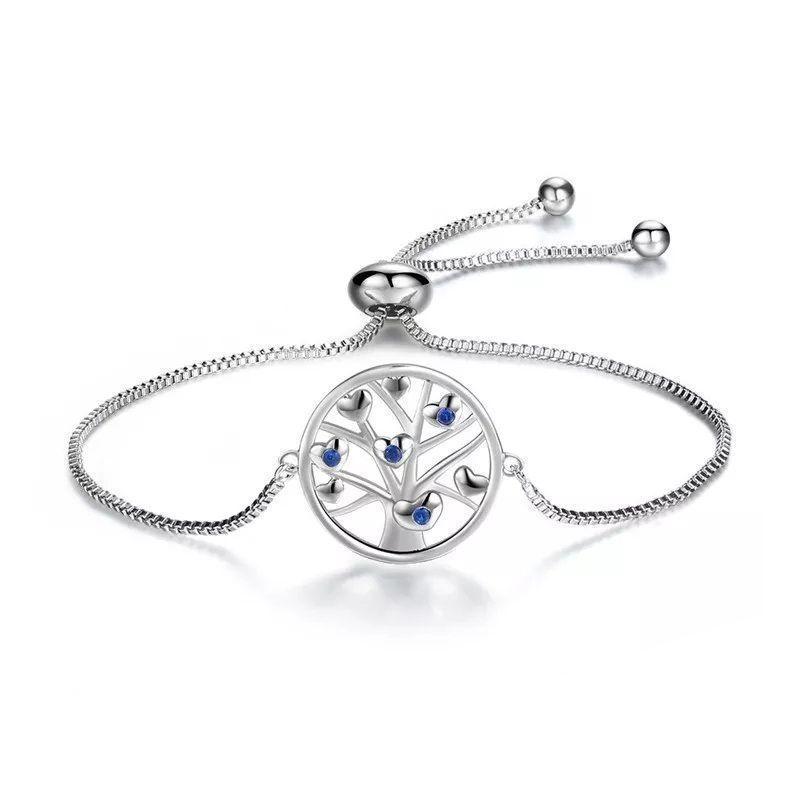 Pulsera Arbol De La Vida Plata 925-0