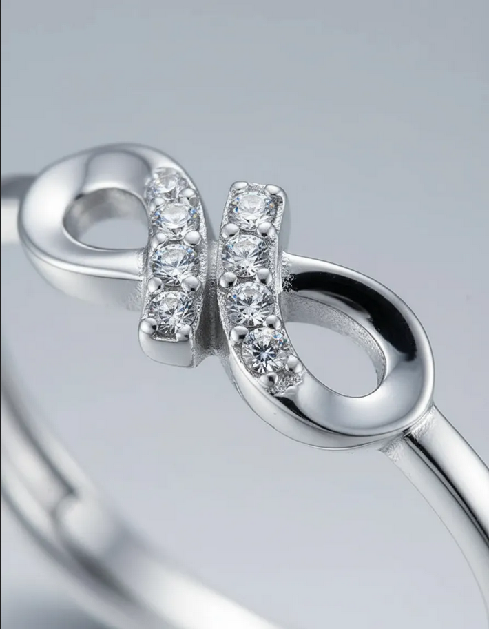 Anillo plata 925 ajustable infinito joya mujer-3