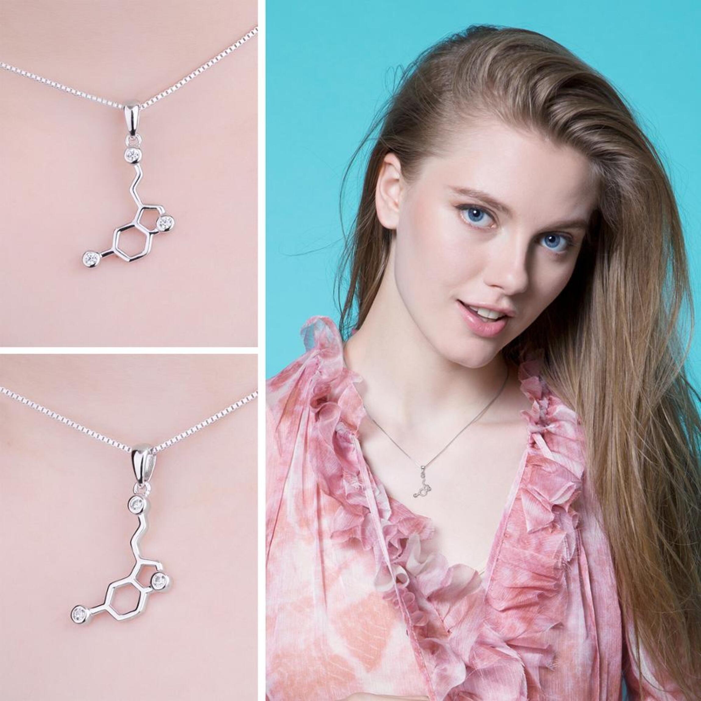 Collar Serotonina Plata 925-3
