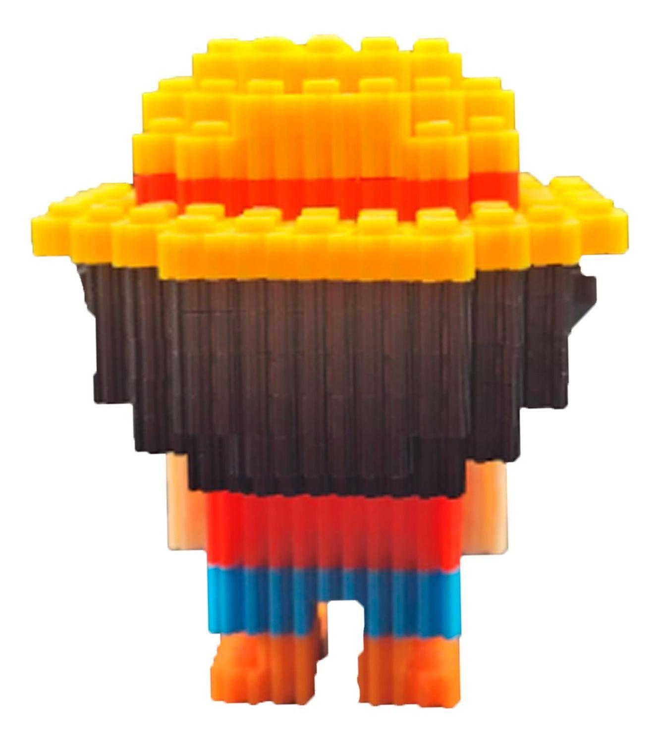 Armable 3d Micro Blocks Luffy 10cm 489 Piezas-2