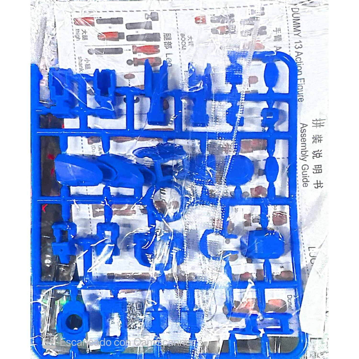 KIT 3 FIGURAS DE ACCION DUMMY 13 GRIS NARANJO Y MORADO-2