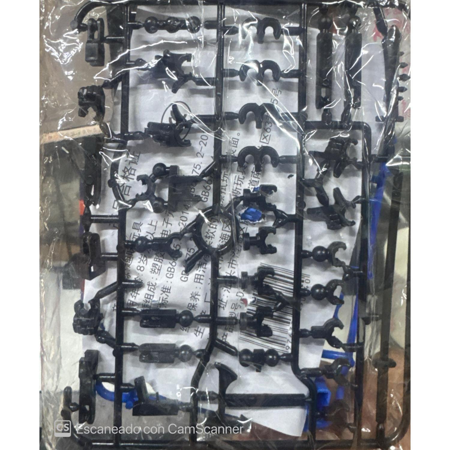 KIT 3 FIGURAS DE ACCION DUMMY 13 GRIS NARANJO Y MORADO-3