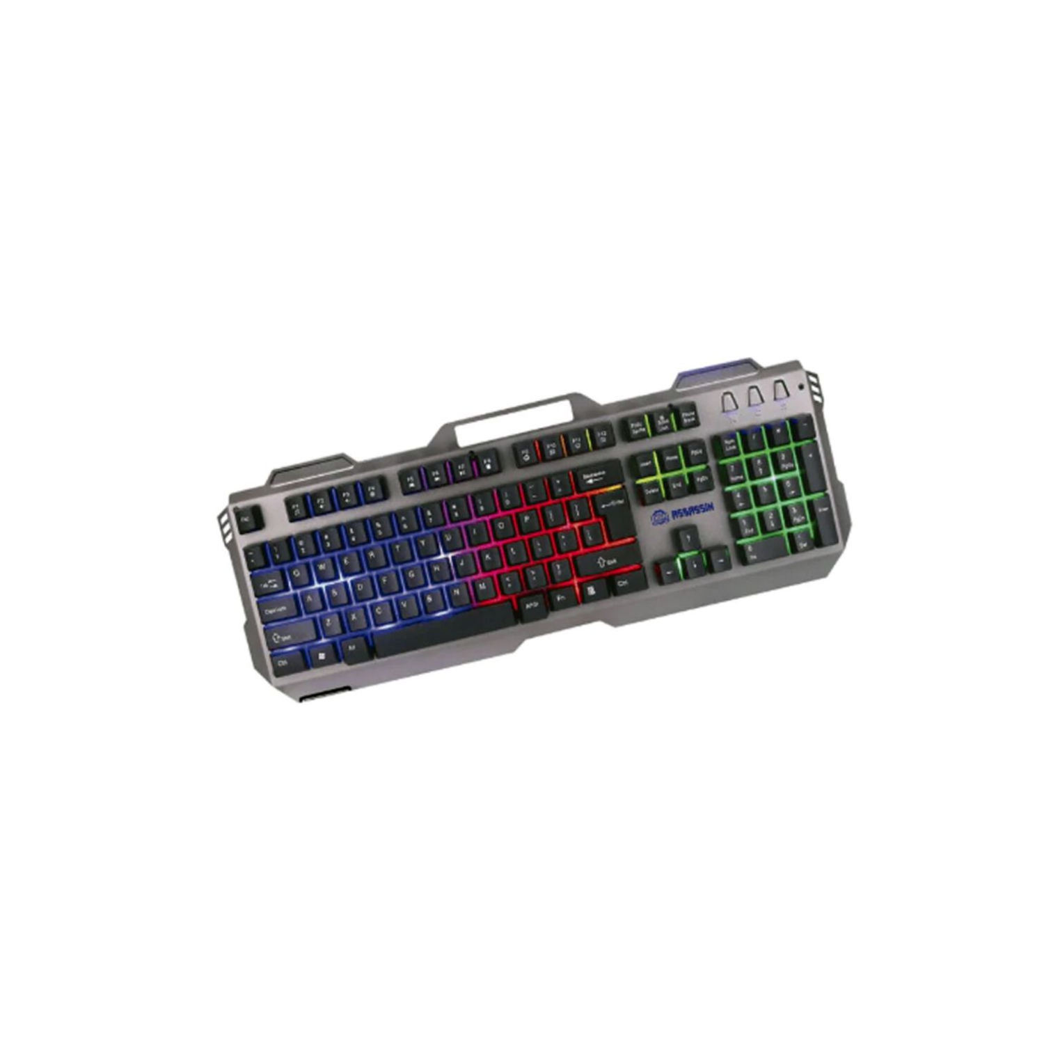 Teclado Gamer RGB DGX Assassin es Metalico-0