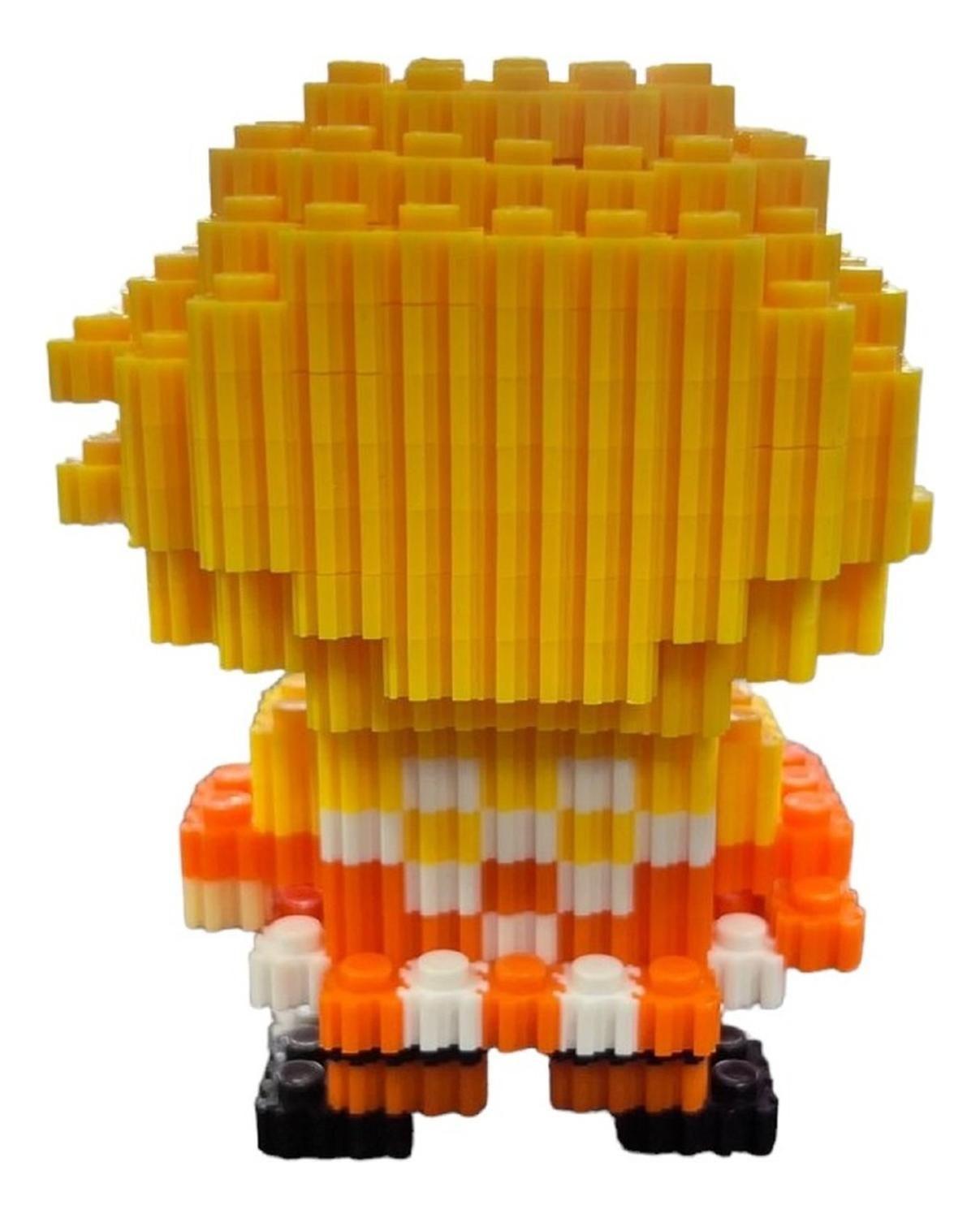 Armable 3d Micro Blocks Zenitsu 9cm 489 Piezas-2