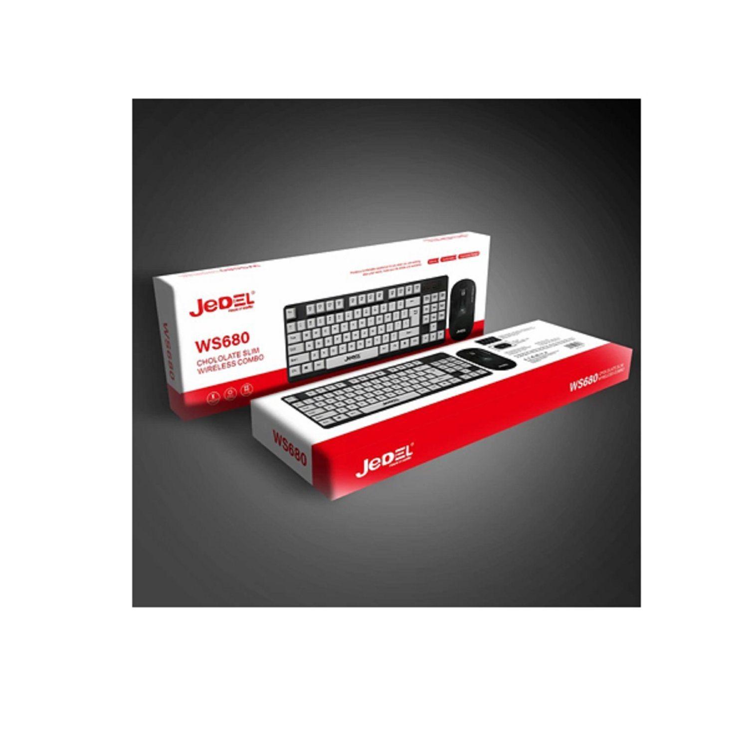 Teclado Mouse Kit Jedel Ws680 Es Wireless-2