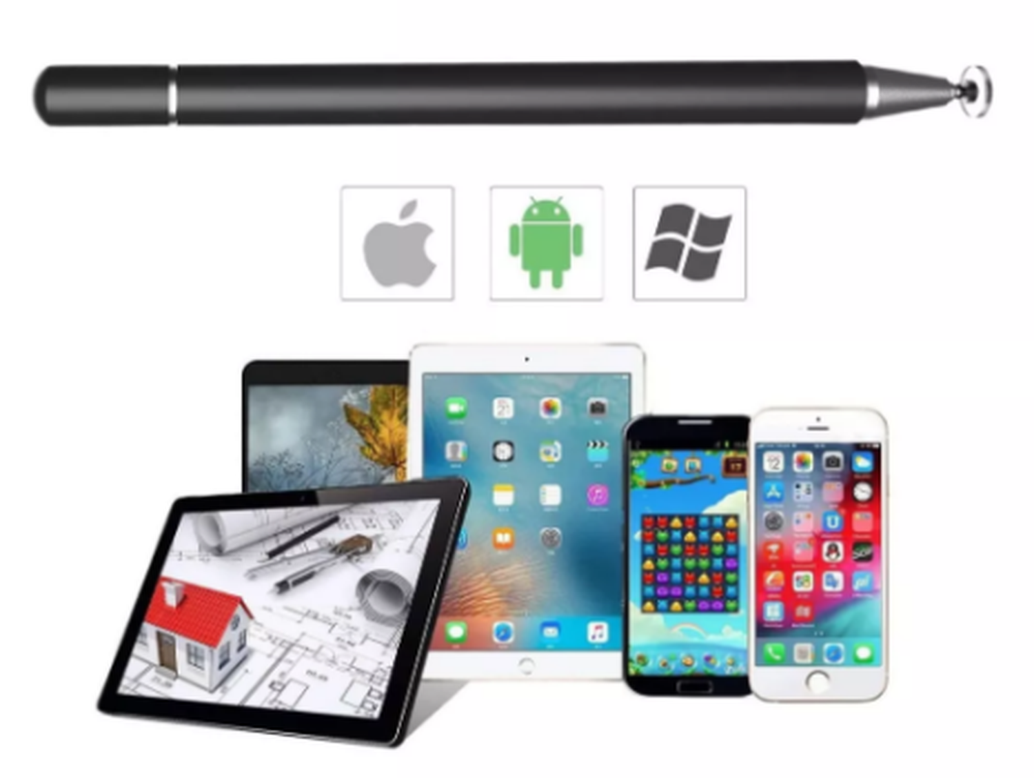 Lapiz Tactil Dm Punta Fina Para Tables/iPad/celular-2