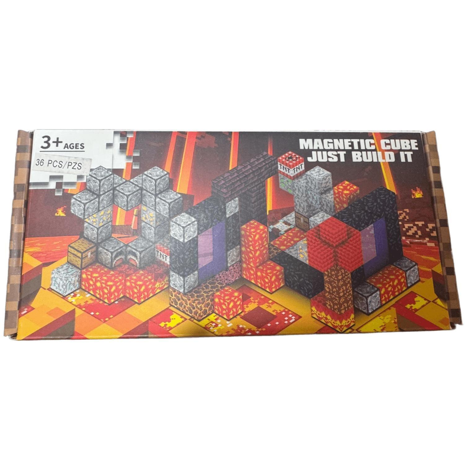 36 BLOQUES MAGNETICOS MINECRAFT NO895-3A-0