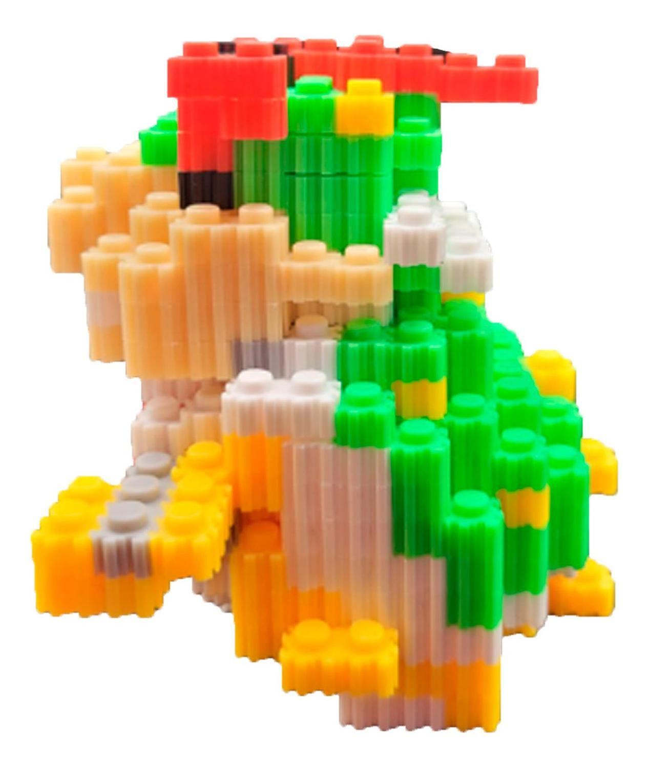 Armable 3d Micro Blocks Bowser 10cm 689 Piezas-1