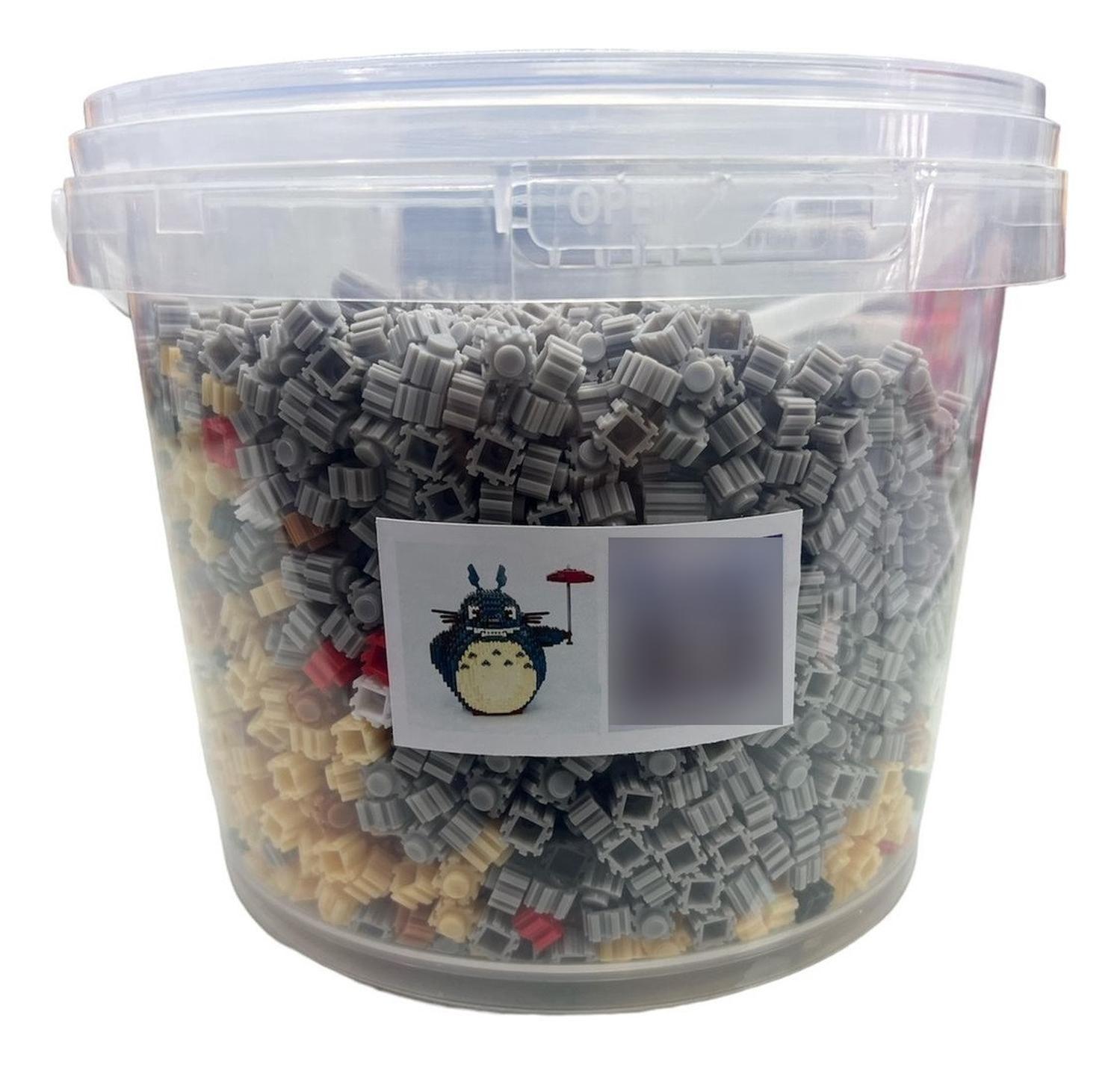 Armable 3d Micro Blocks Totoro Grande 24cm-3