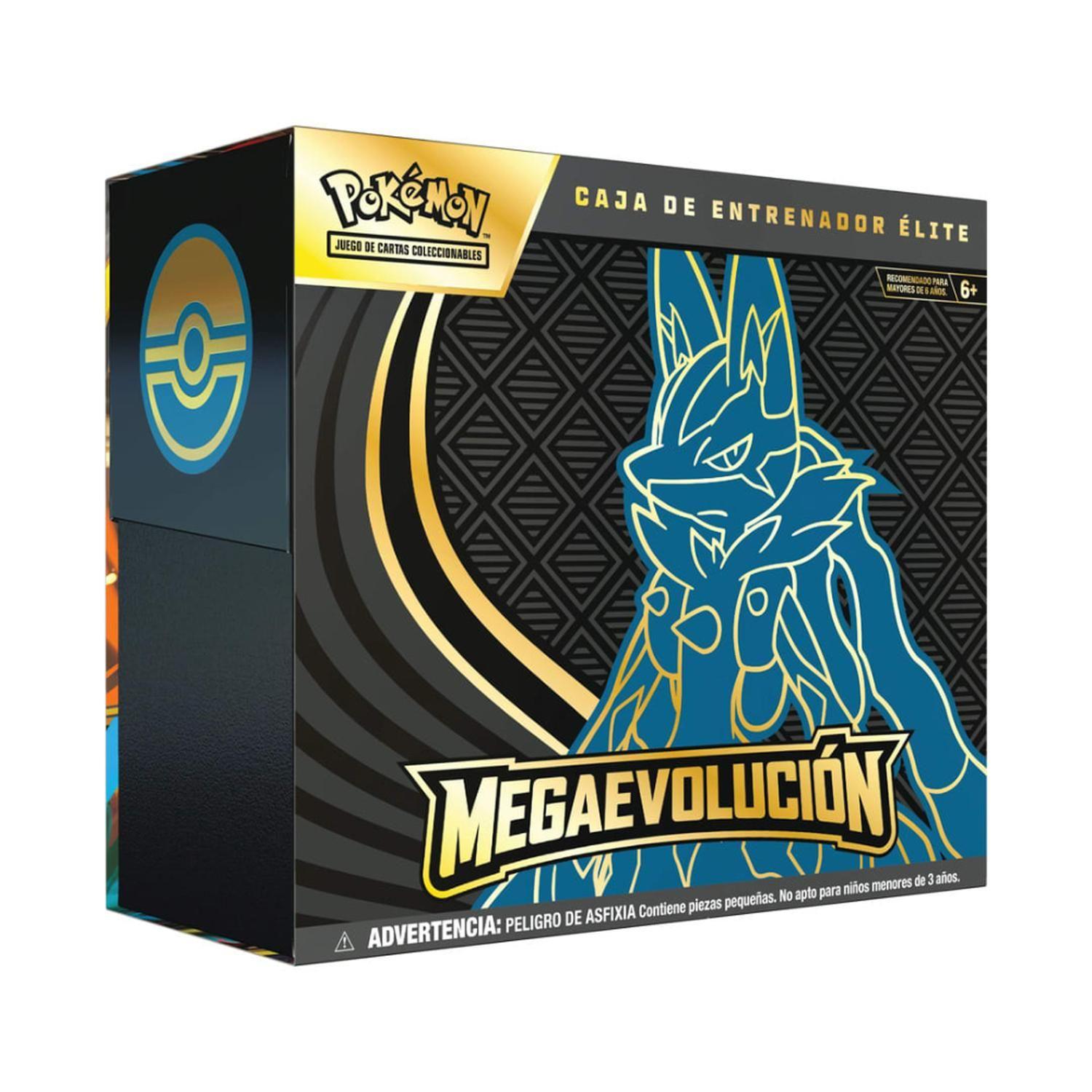 CARTAS POKEMON ELITE TRAINER BOX MEGA EVOLUCIONES LUCARIO ESPAÑOL-0