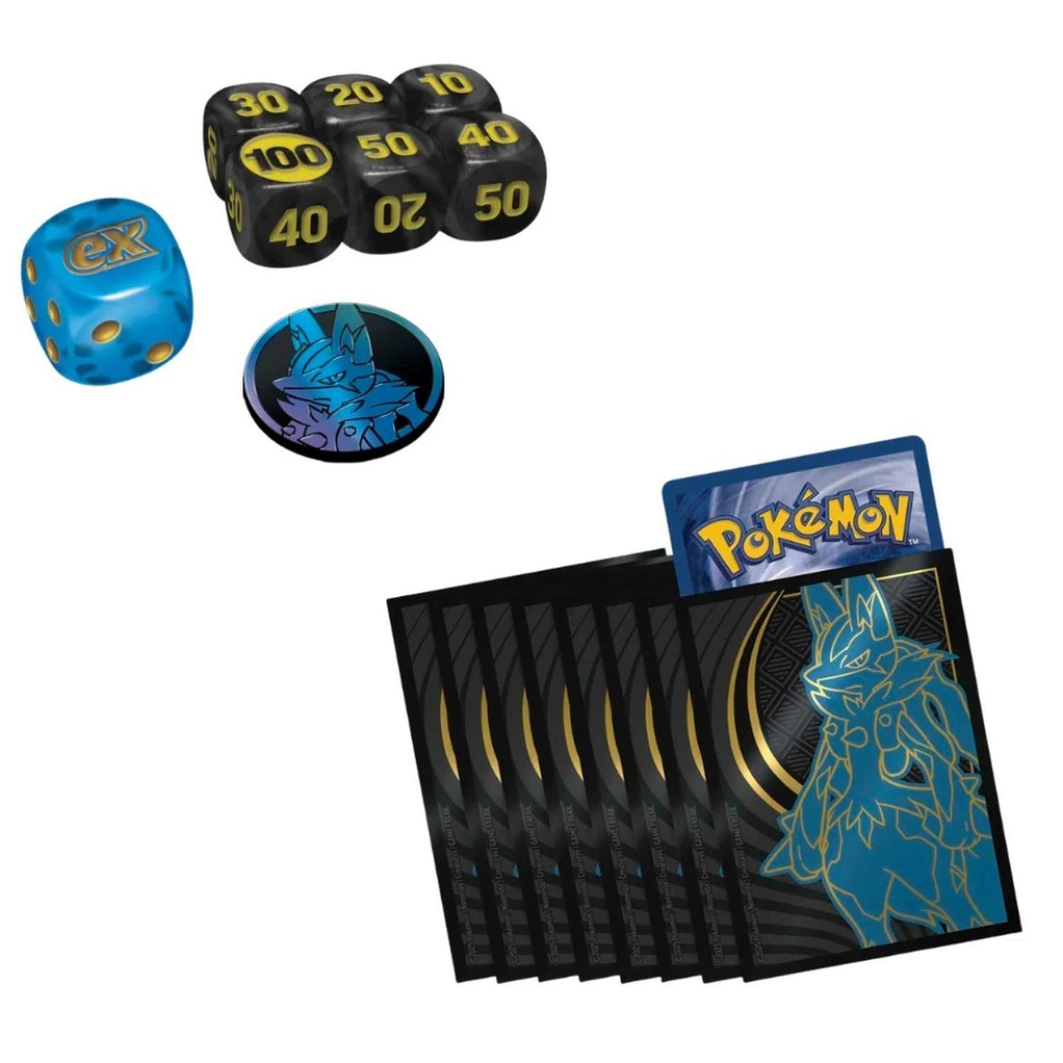 CARTAS POKEMON ELITE TRAINER BOX MEGA EVOLUCIONES LUCARIO ESPAÑOL-2