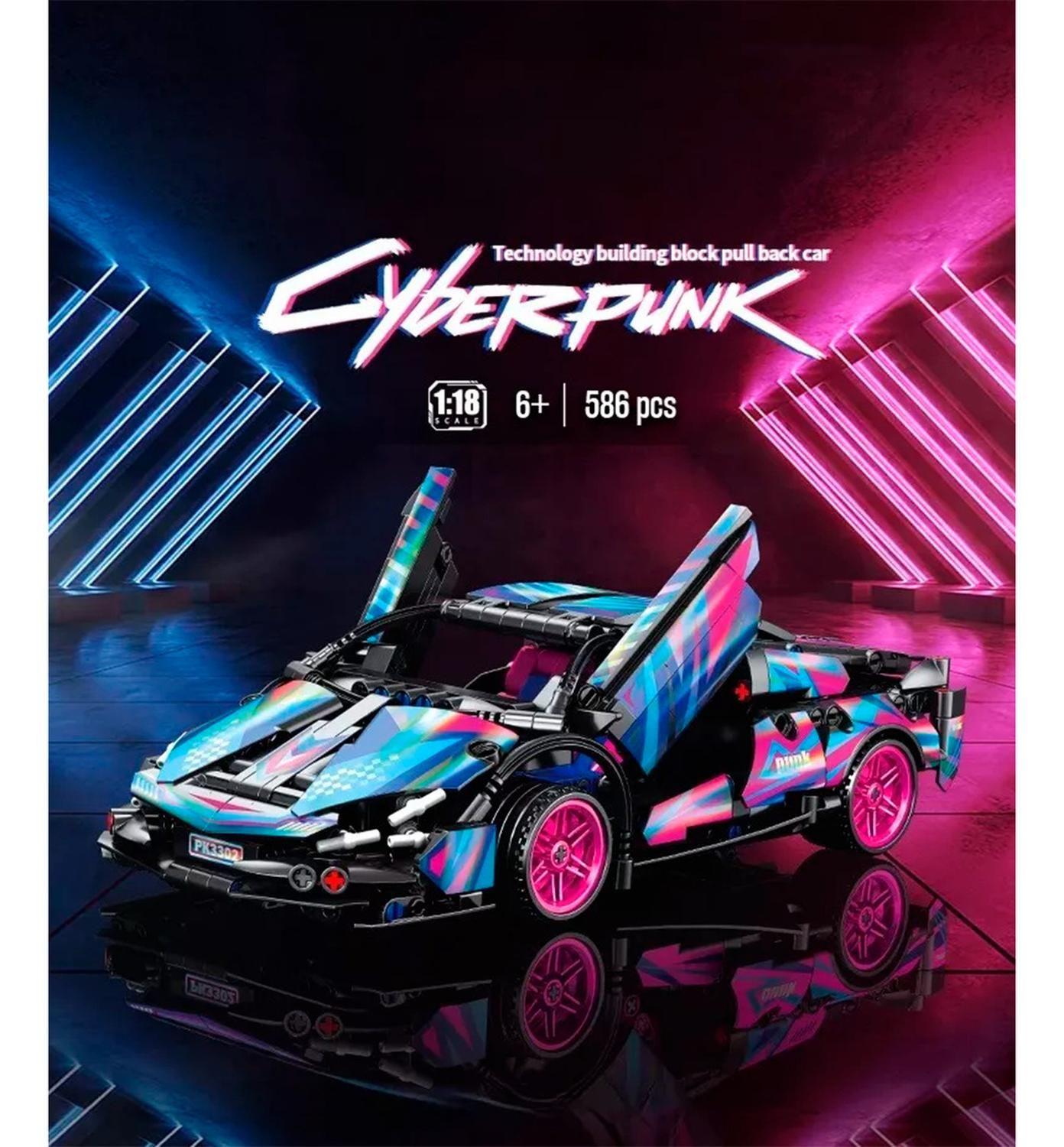 Auto Bloques A Escala 1/18 Cyberpunk-2