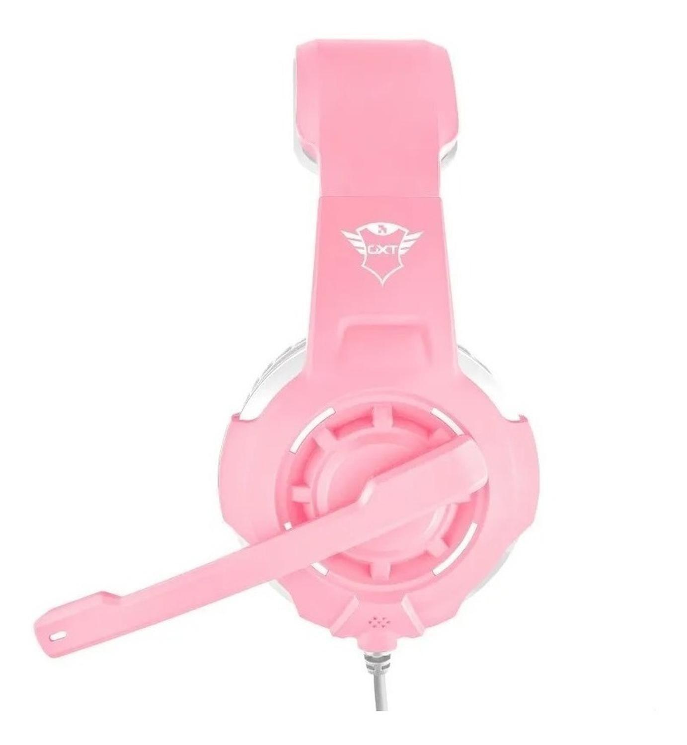 Audifono Gamer Rosado Pc Ps4 Xbox Switch Trust Gxt 310p Pink-4