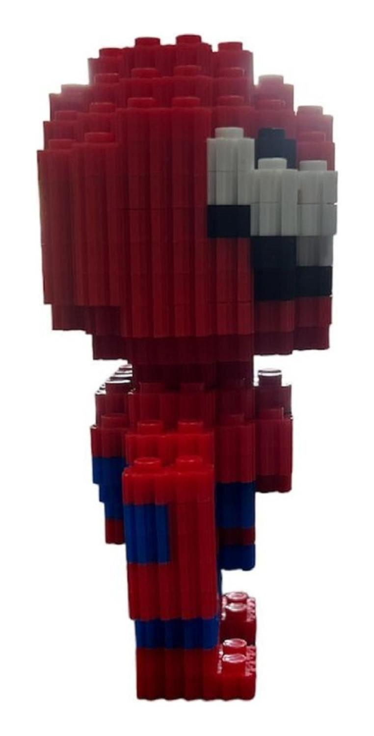Armable 3d Micro Blocks Spiderman 13cm 481 Piezas-1