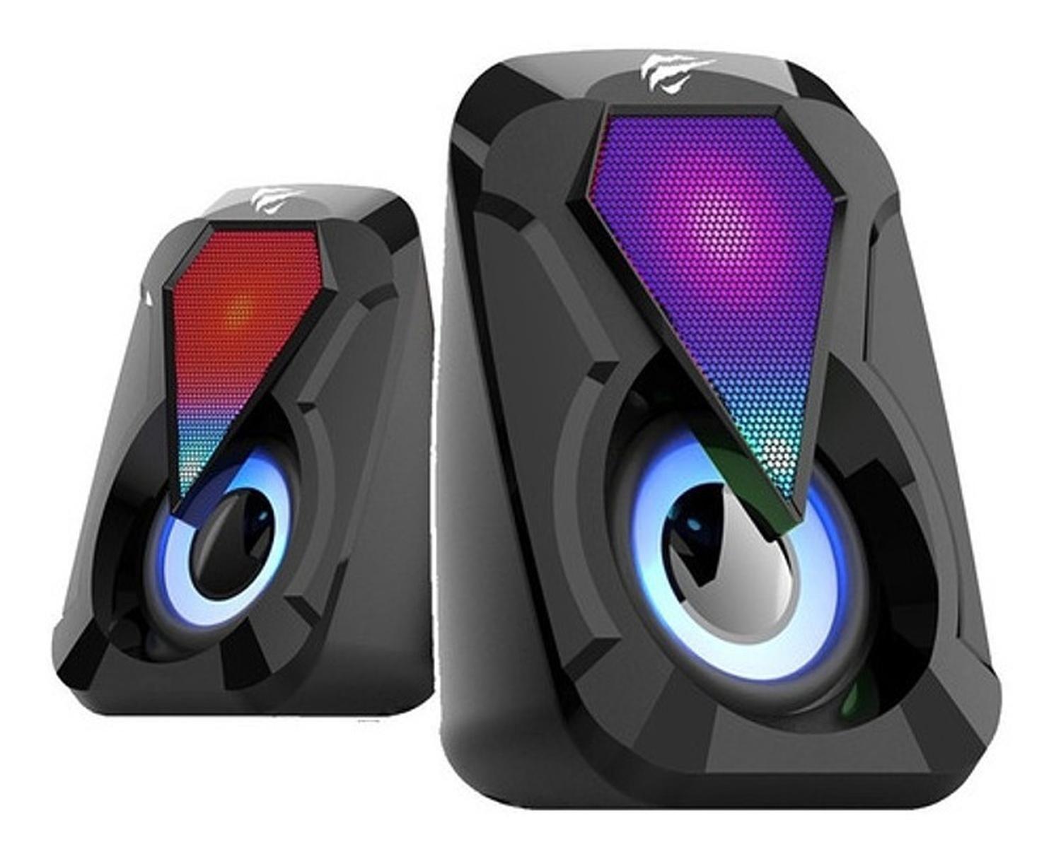 Parlante Havit Sk211 Gamer Rgb Negro-0