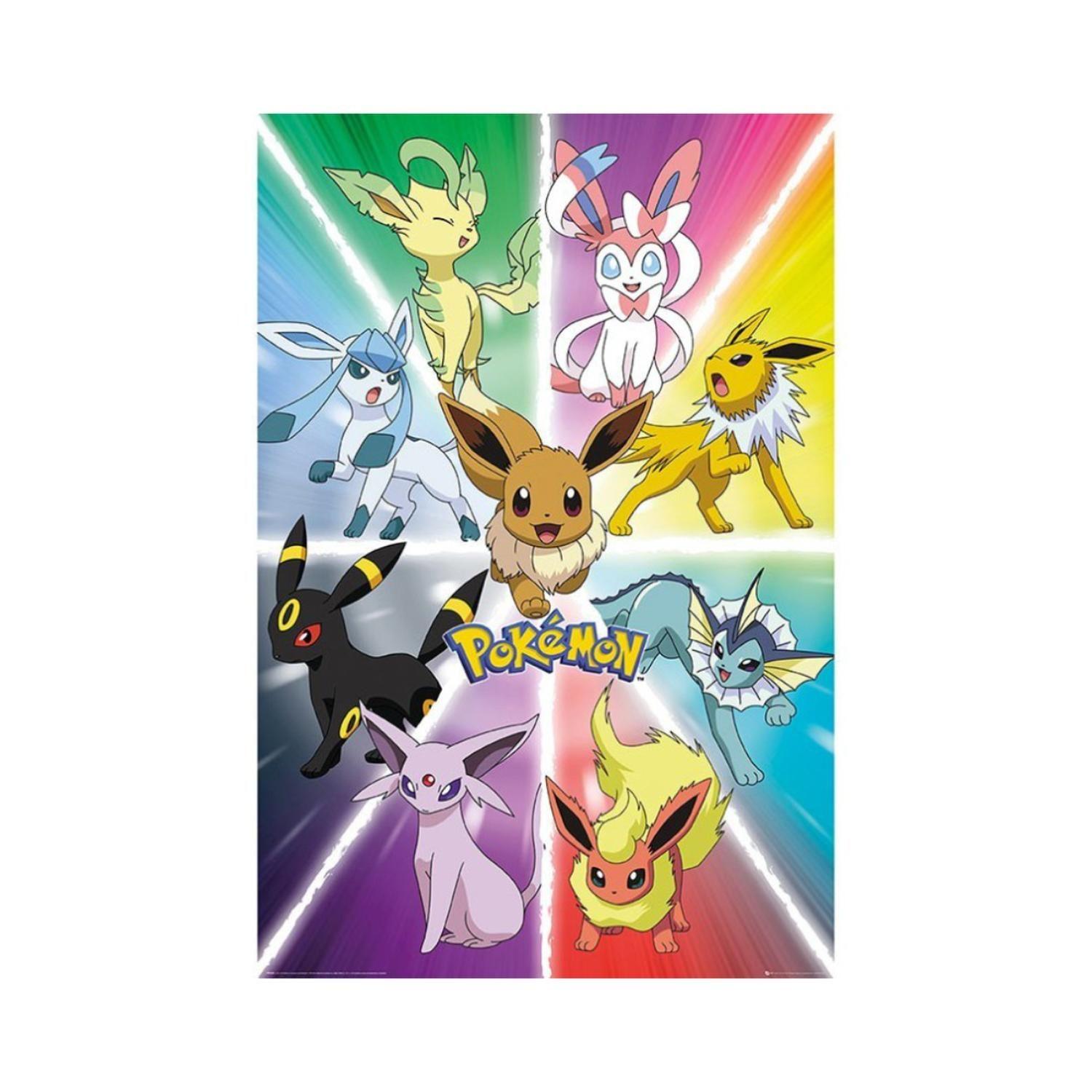TAPETE PLAYMAT POKEMON EEVEE Y EVOLUCIONES-2