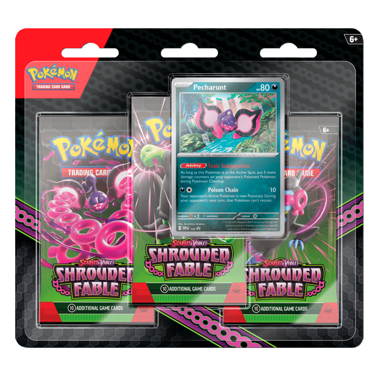 POKEMON BLISTER PACK ESPANOL - SHROUDED FABLE-0