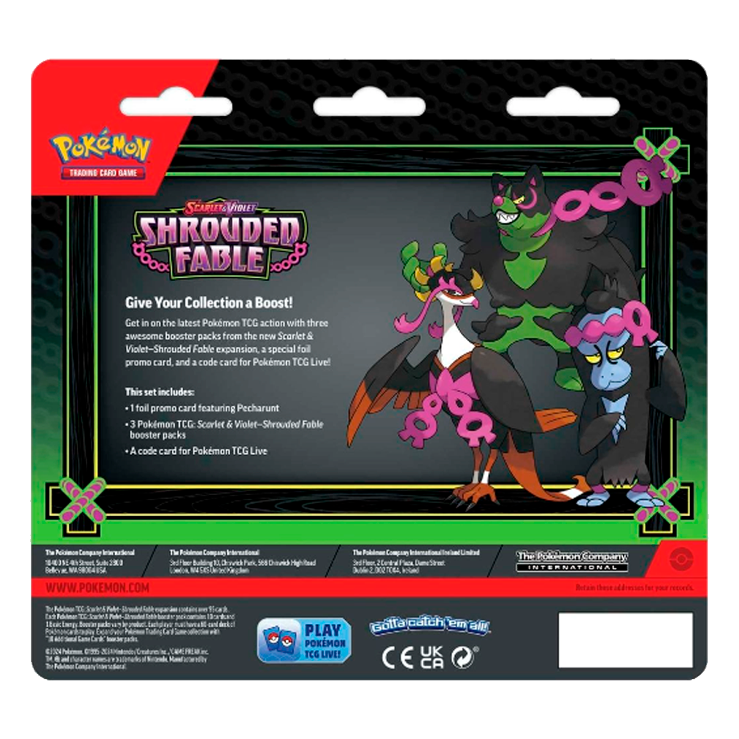 POKEMON BLISTER PACK ESPANOL - SHROUDED FABLE-1