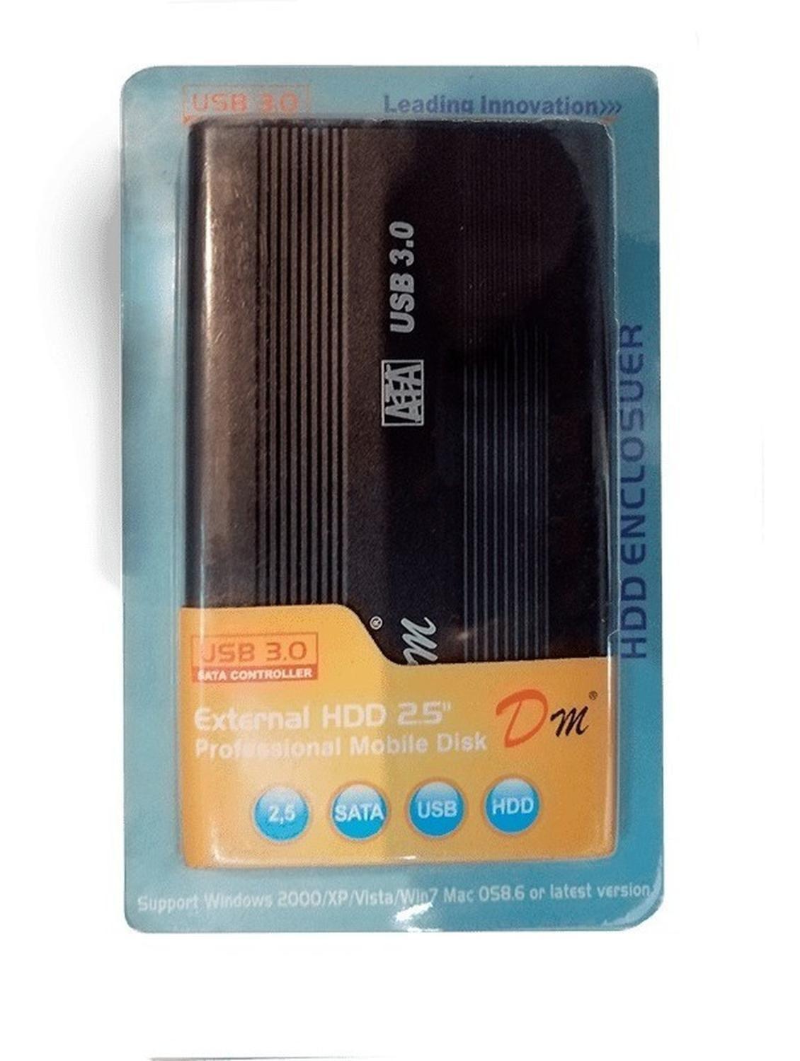 Cofre Case Disco Duro Usb 3.0 Metálico 2.5 (ssd O Hdd)-1