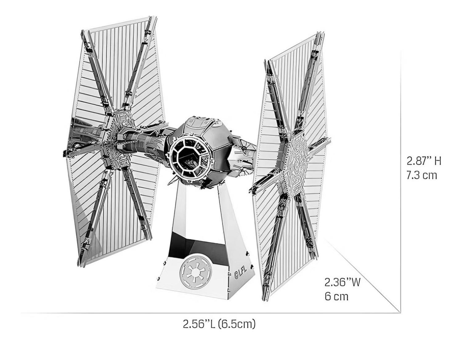 Rompecabezas Puzzle Metal 3d Star Wars Tie Fighter-3