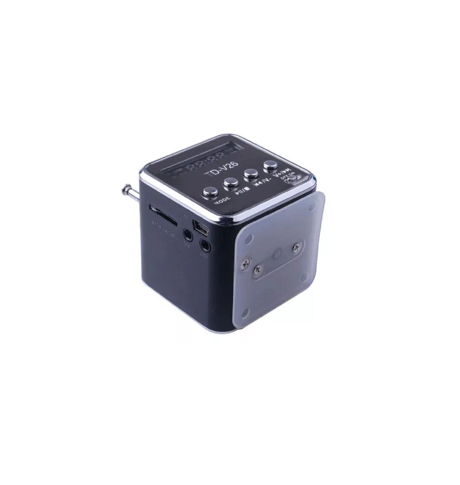 Parlante Dm Pantalla Td V26 Fm Usb Plug-0