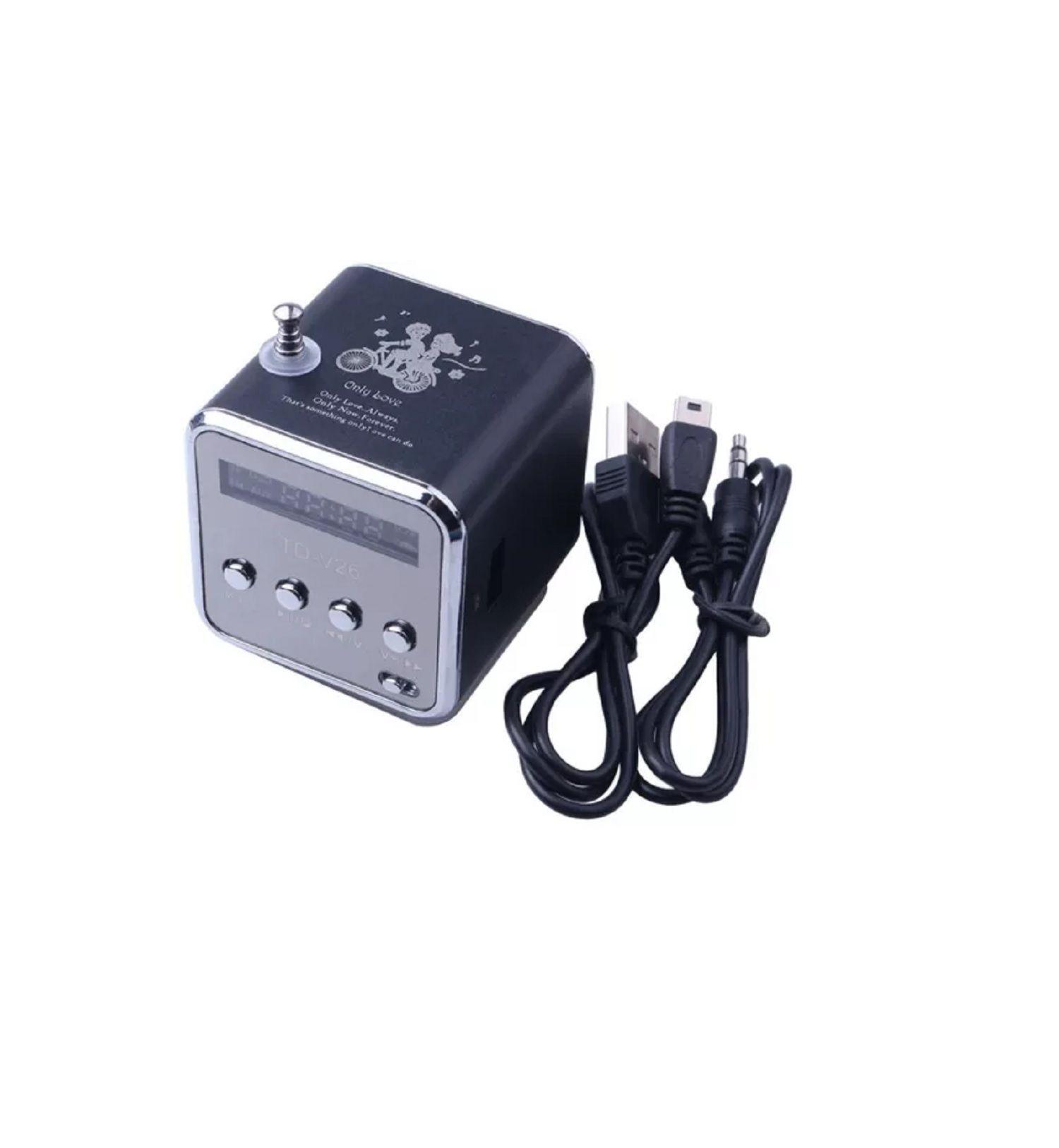 Parlante Dm Pantalla Td V26 Fm Usb Plug-1
