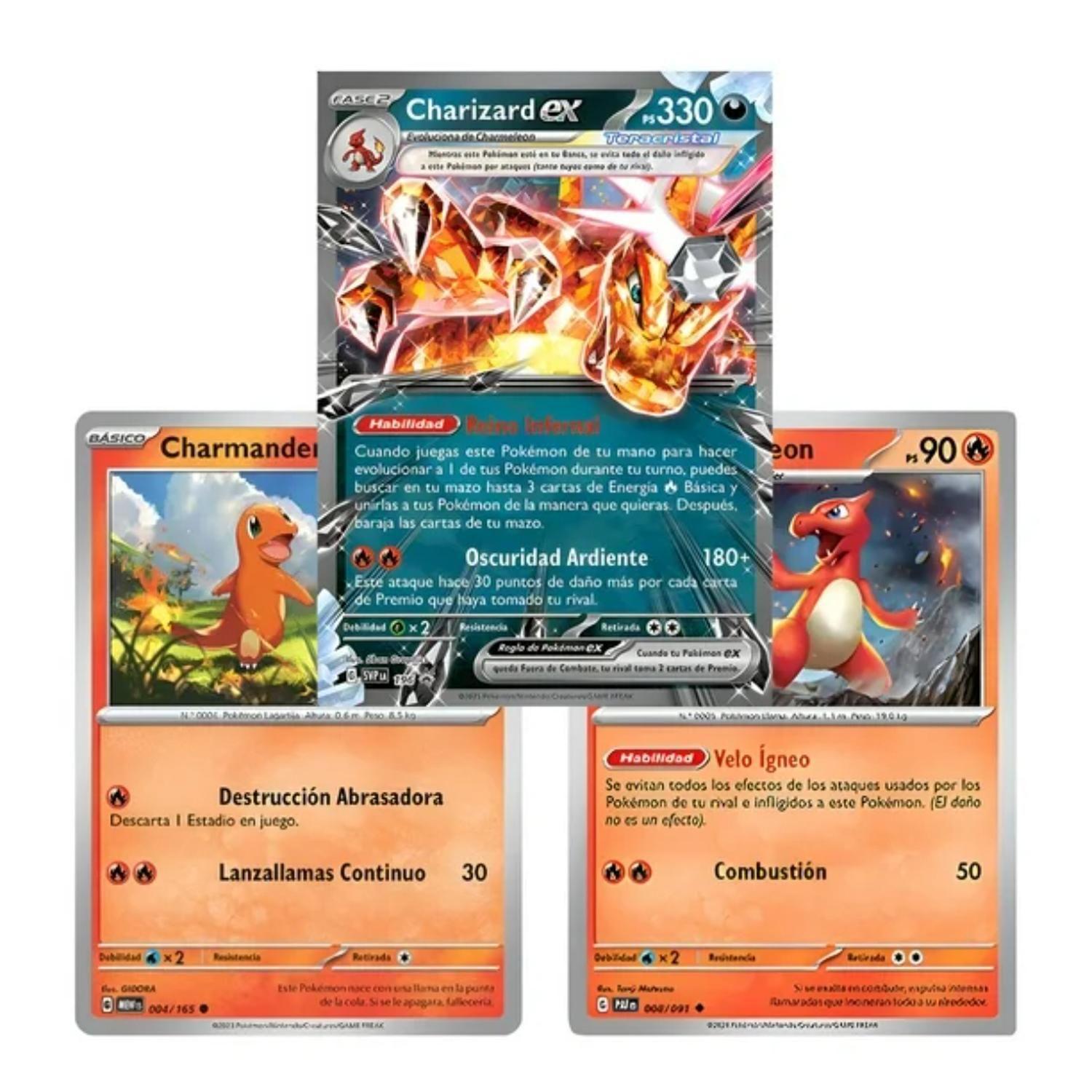 CARTAS POKEMON SET CHARIZARD + 50 CARTAS POKEMON-2