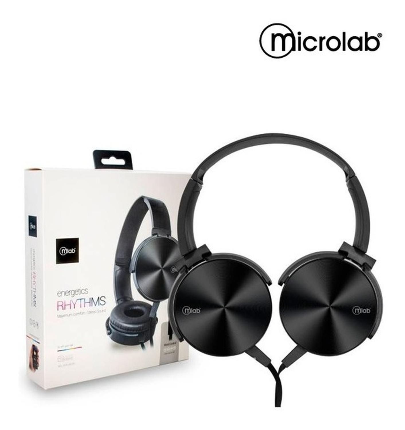 Audifono Microlab Energetics Rhythms Negro-2