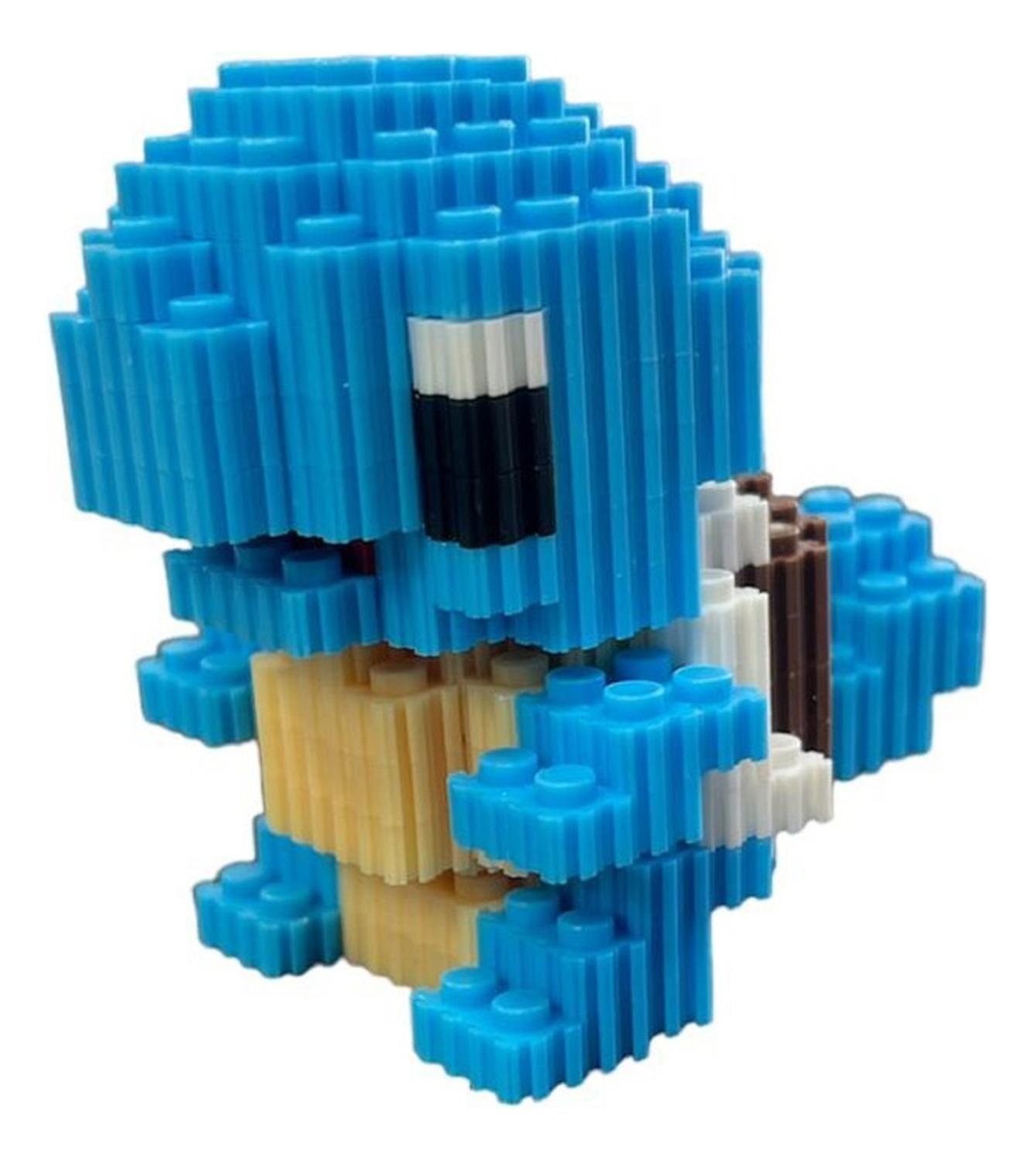 Armable 3d Micro Blocks Squirtle 9cm 450 Piezas-0