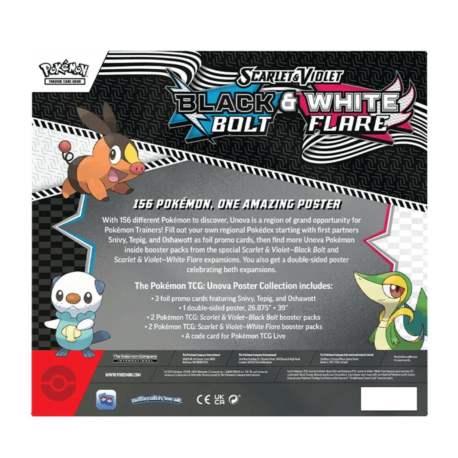 BLACK BOLT Y WHITE FLARE - UNOVA POSTER COLLECTION INGLES-1