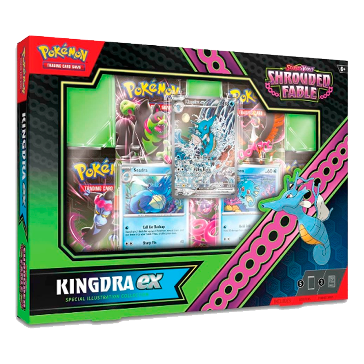 POKEMON KINGDRA EX SPECIAL INGLES - SHROUDED FABLE -0