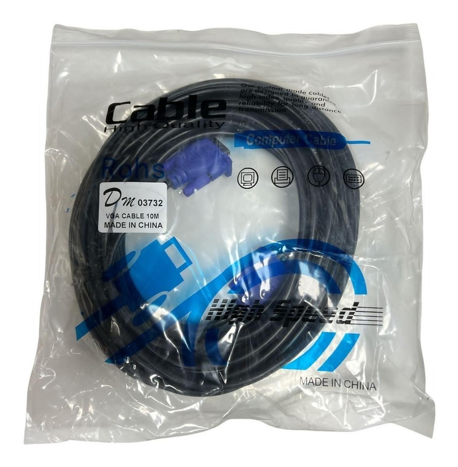 Cable Vga 10 Metros Dm M/m Electropc-2