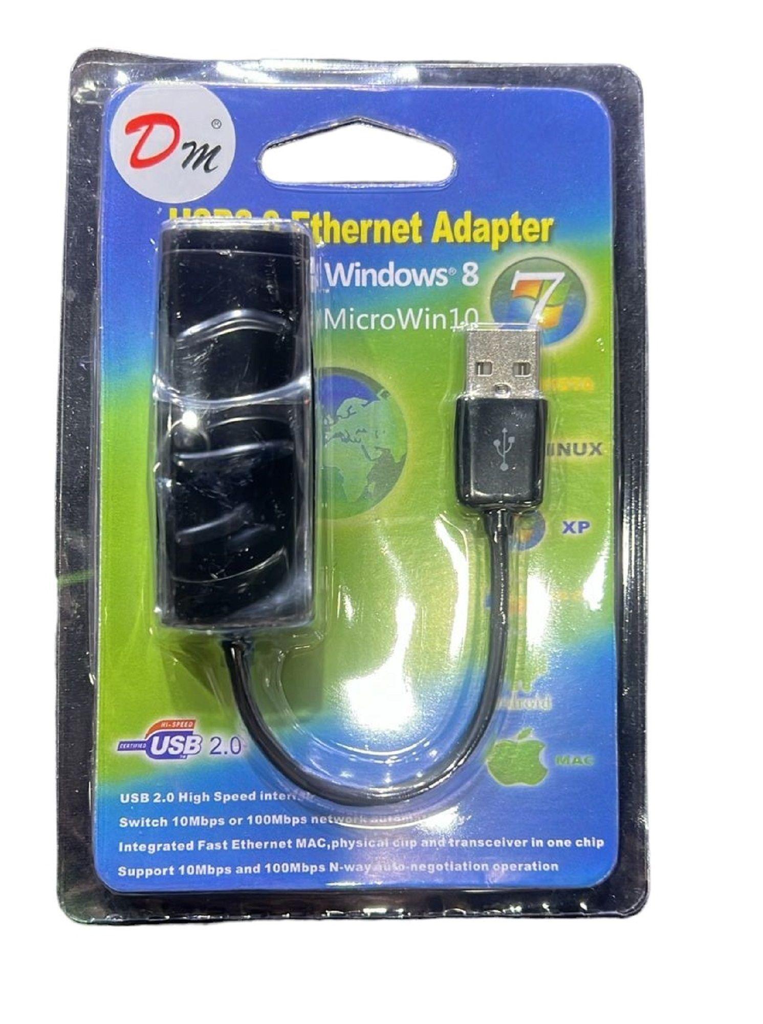 Tarjeta Red USB 2.0 DM Con Cable-2