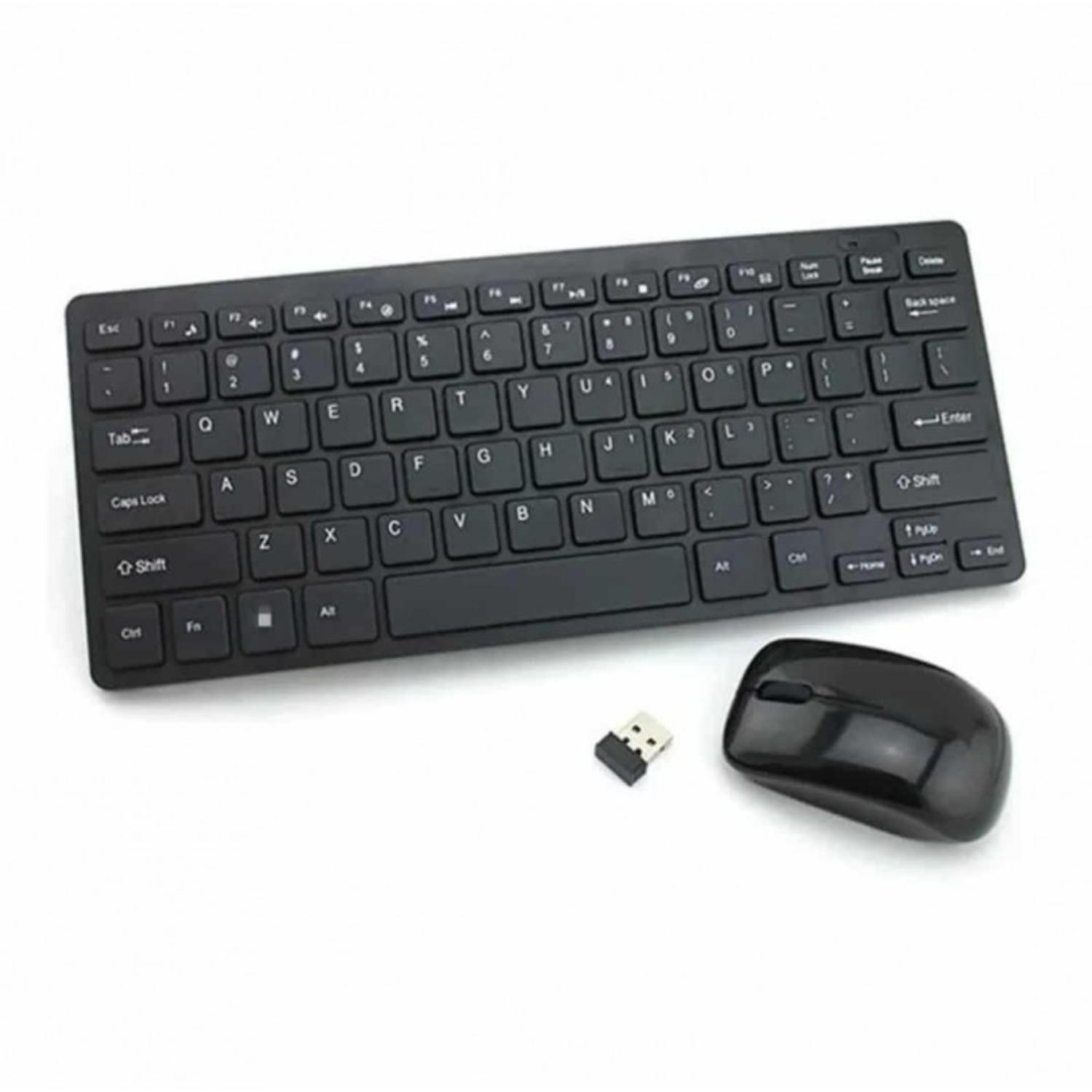 Teclado Mouse Dm K03 Negro Inalambrico-2