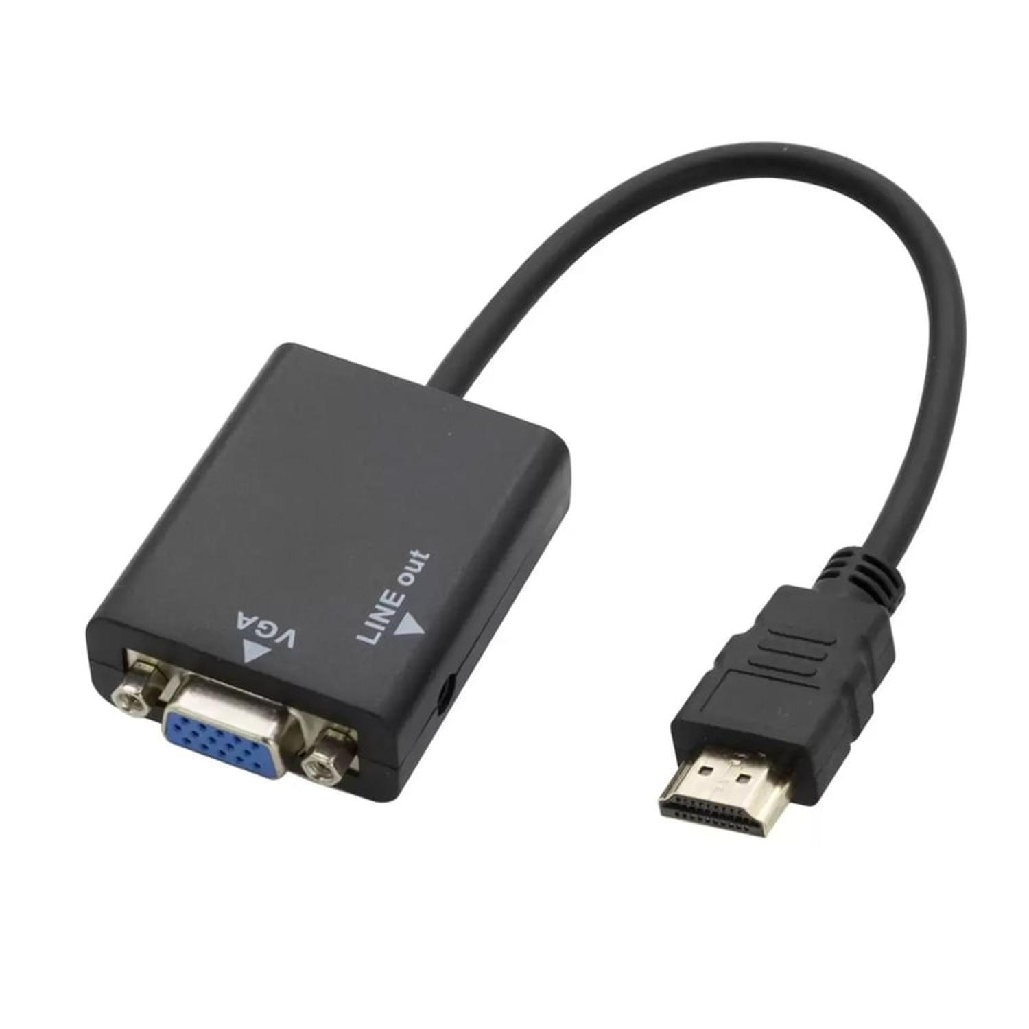 Adaptador Conversor Hdmi A Vga Dm-2