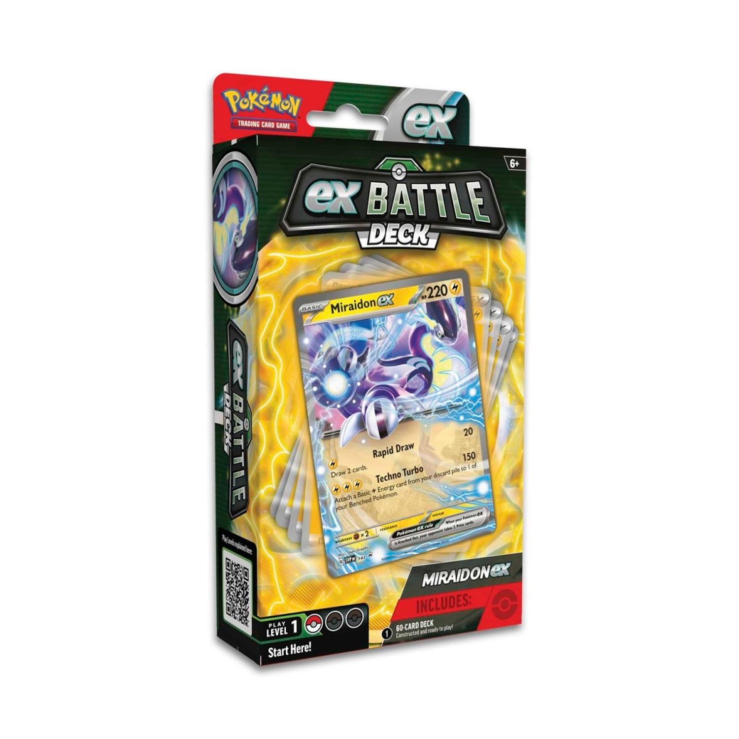 CARTAS POKEMON MIRAIDON EX BATTLE DECK INGLES-0