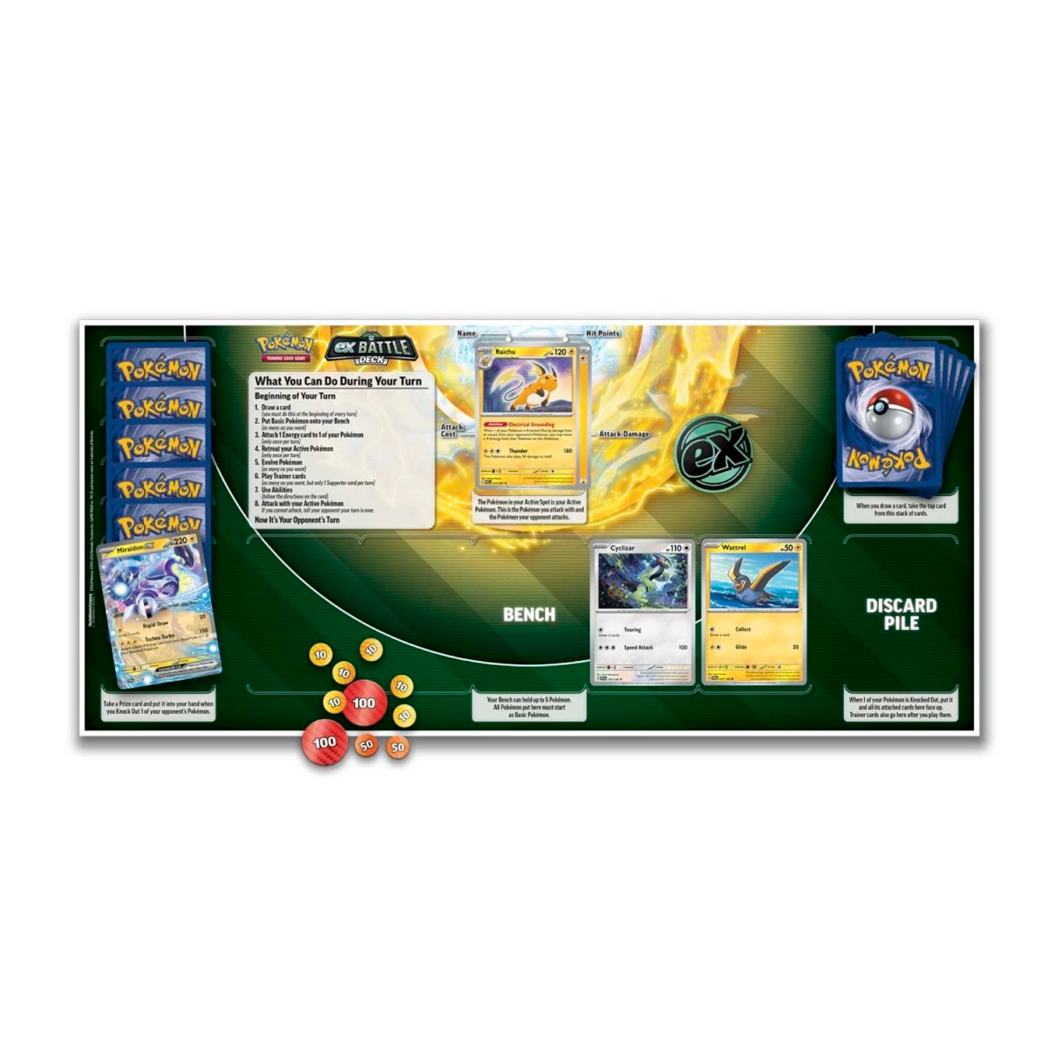 CARTAS POKEMON MIRAIDON EX BATTLE DECK INGLES-2