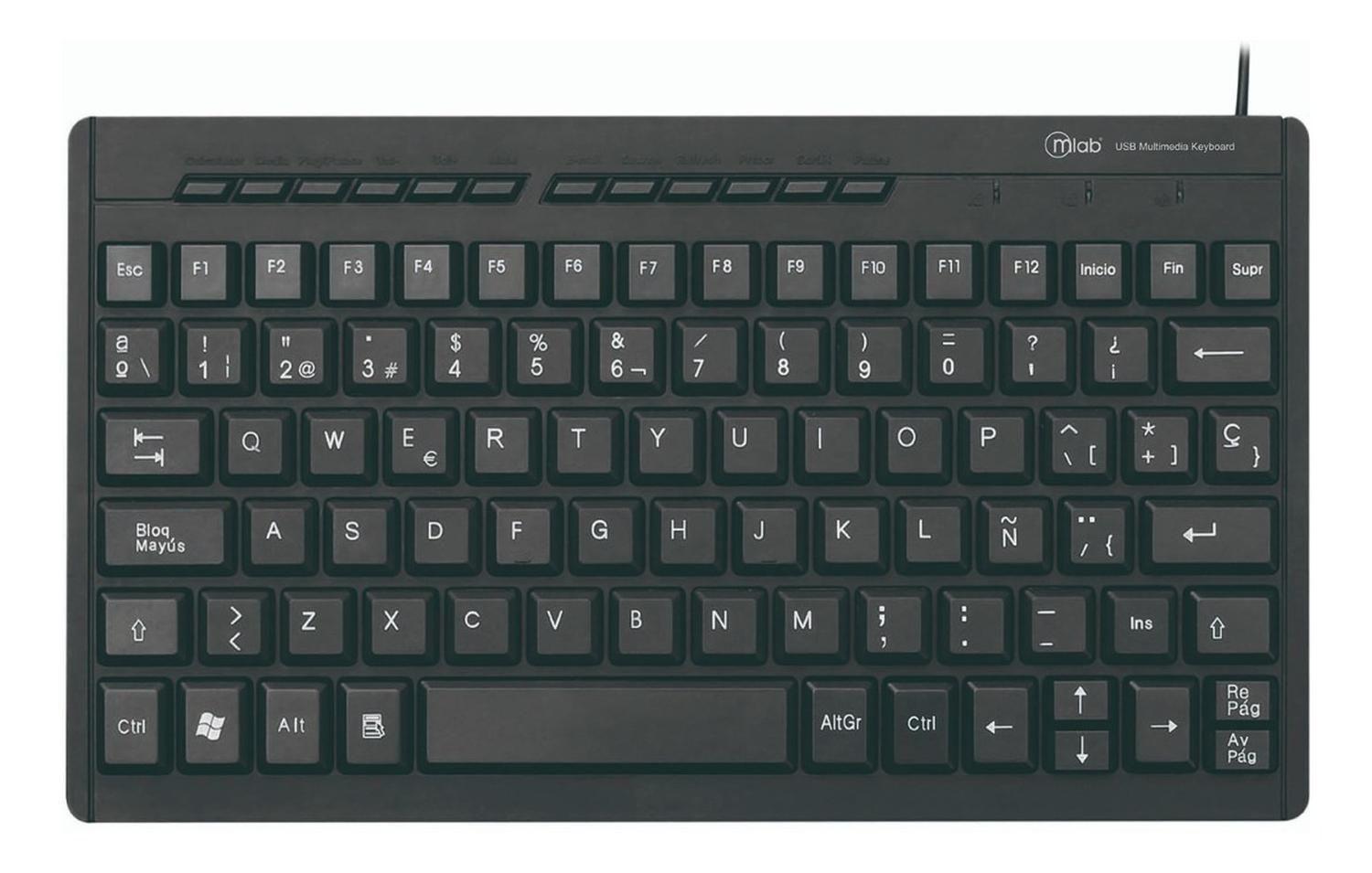 Teclado Mlab Square Slim 250-0