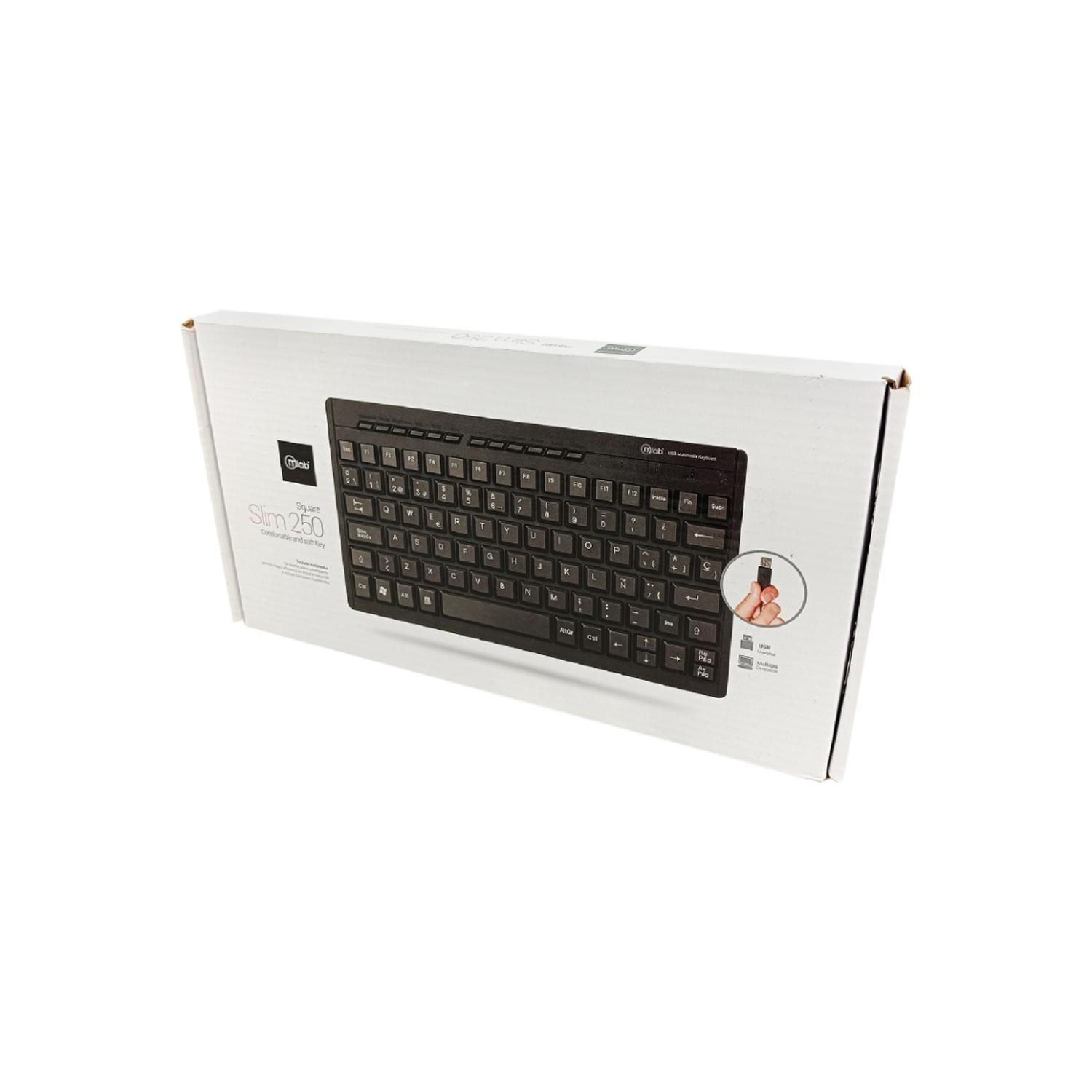 Teclado Mlab Square Slim 250-2