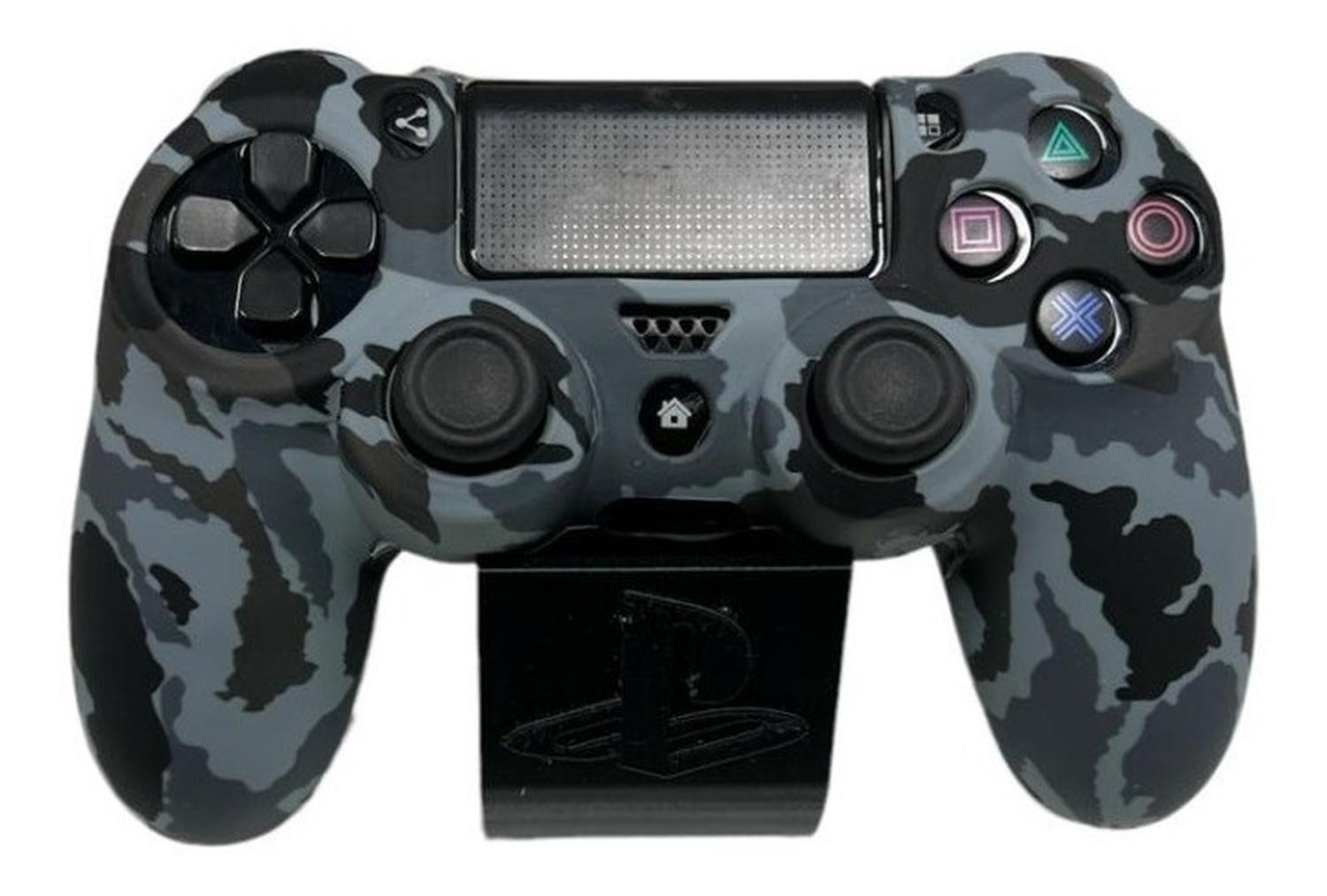Funda Joystick Ps4 Multicolor Militar Negro Azul-0