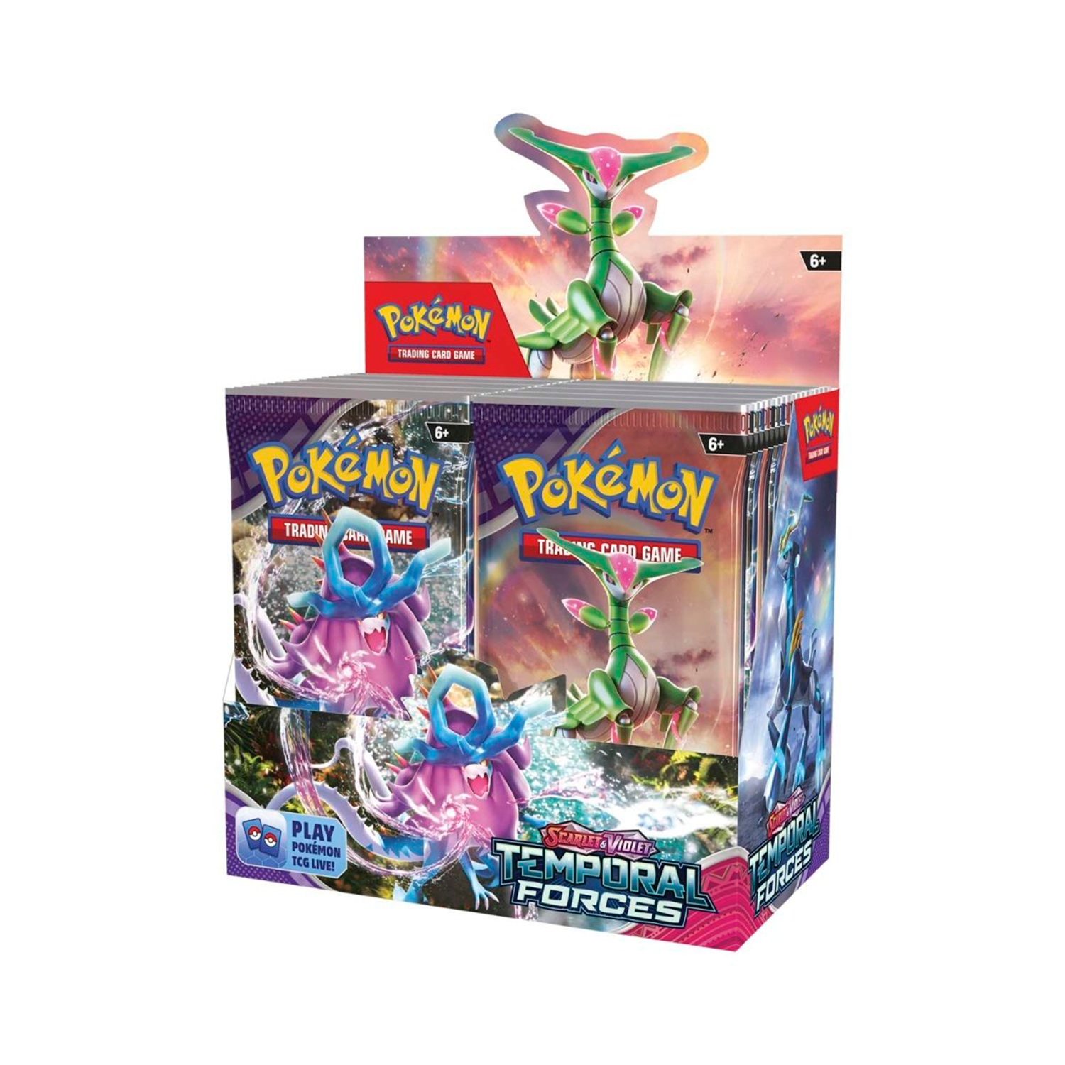 POKEMON BOOSTER BOX 36 SOBRES TEMPORAL FORCES ESPAÑOL-0