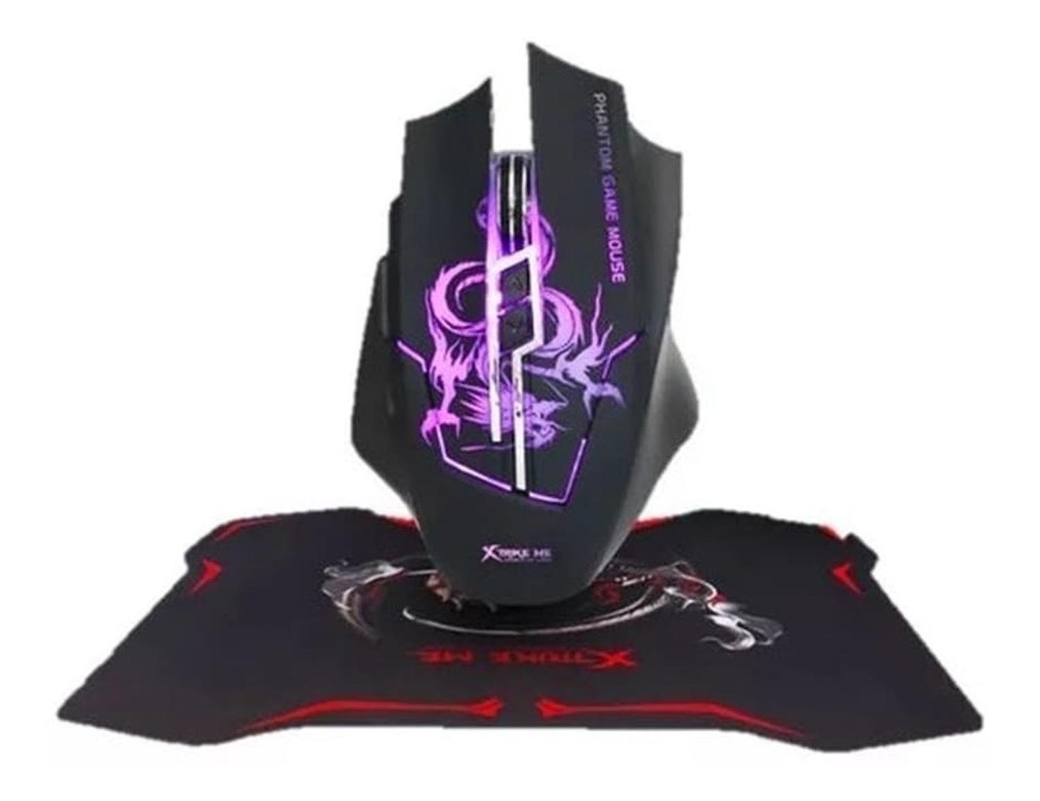 Mouse + Mousepad Gamer Xtrike Me Gmp-501 Kit Gamer-4