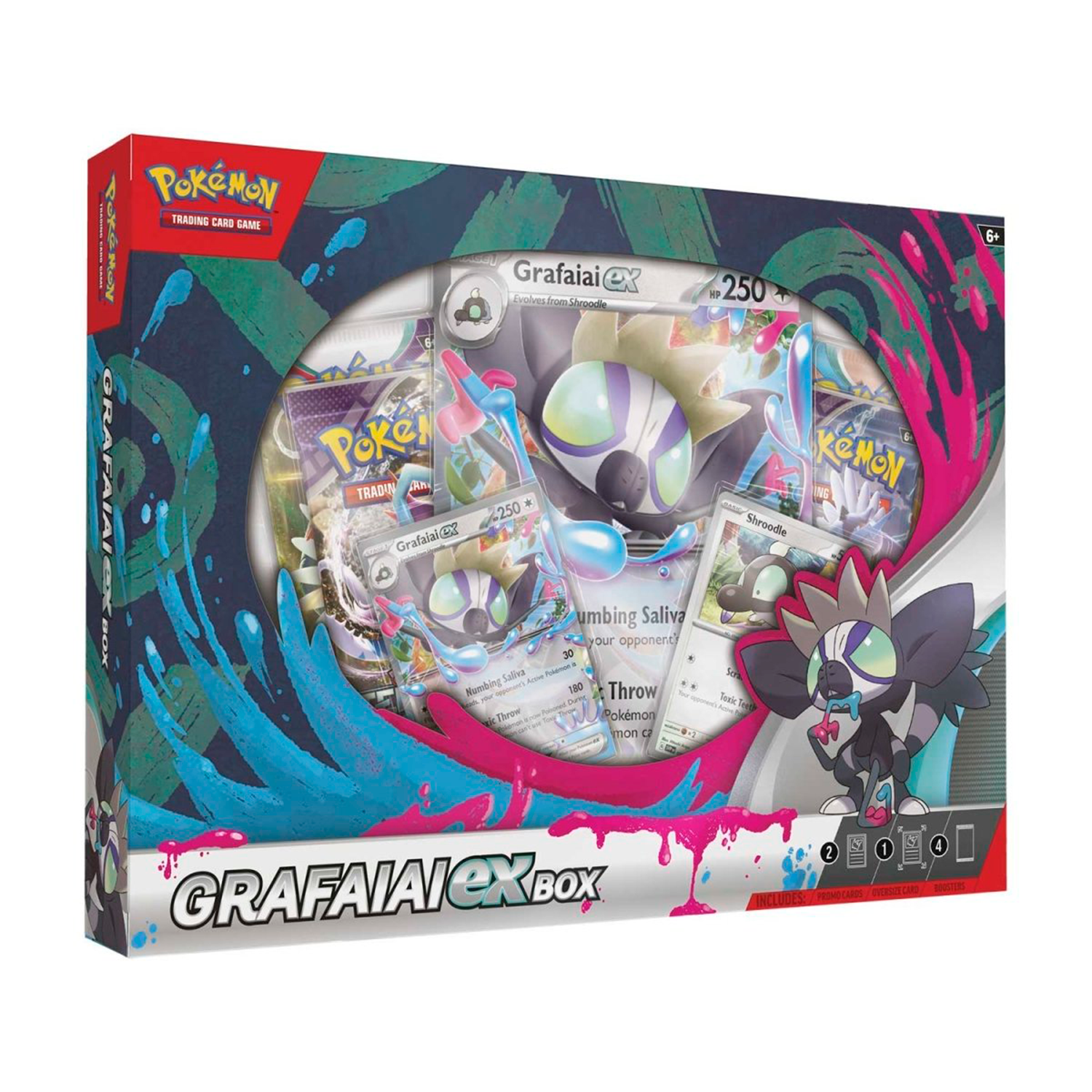 POKEMON TCG GRAFAIAI EX BOX INGLES-0
